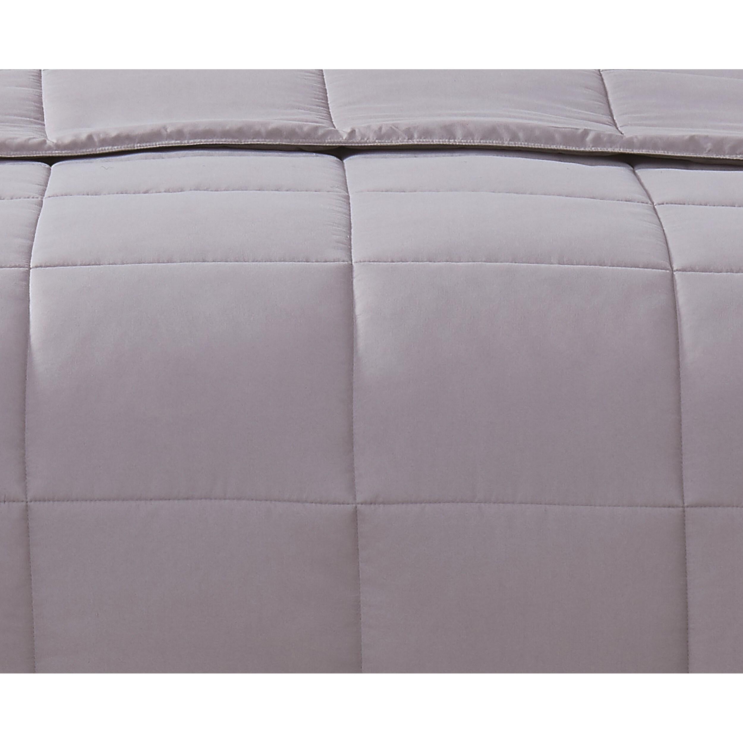 Everyday Baffle Box Stitch Comforter Set