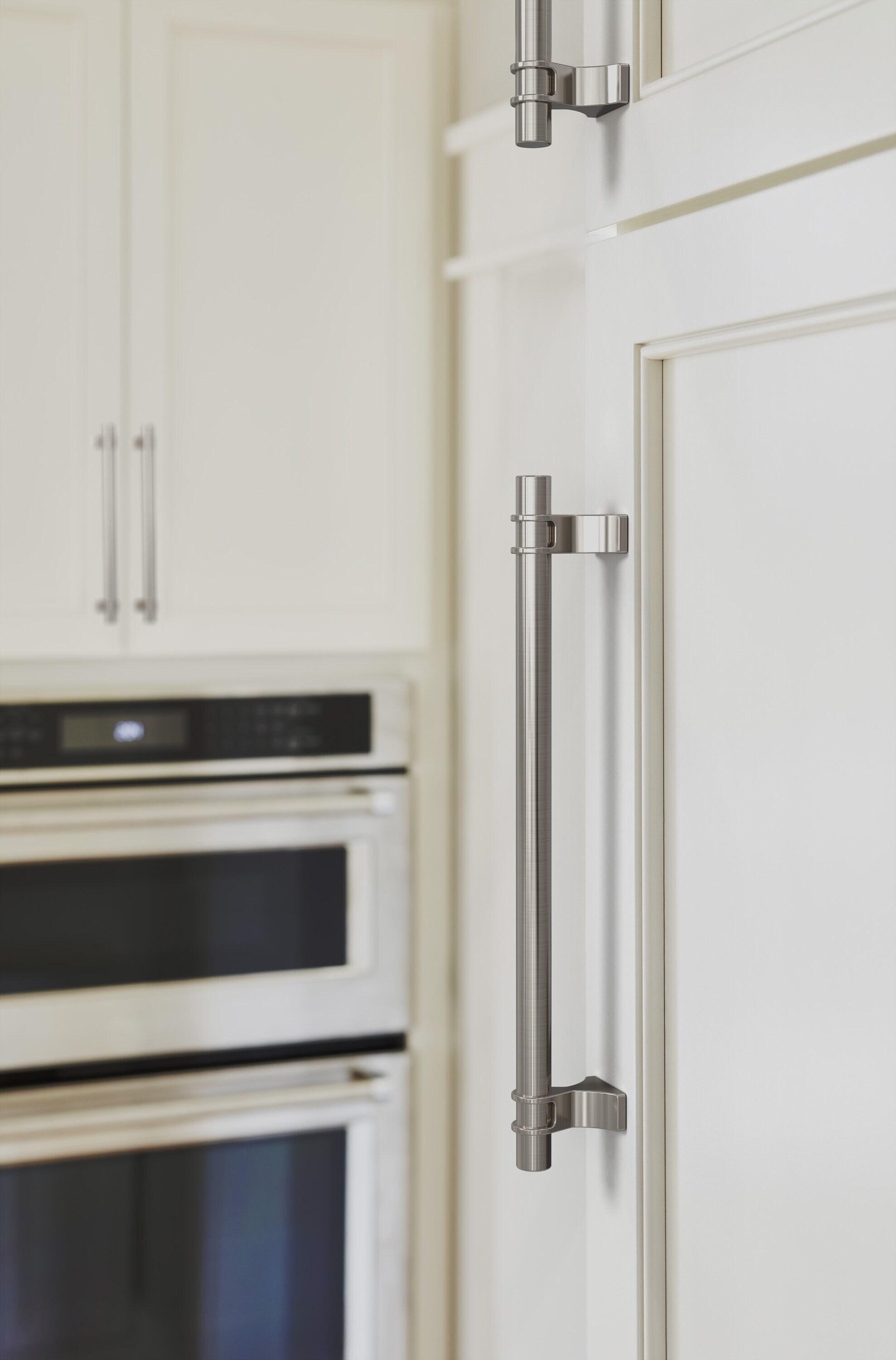 Amerock Davenport 7-9/16 inch (192mm) Center-to-Center Satin Nickel Cabinet Pull