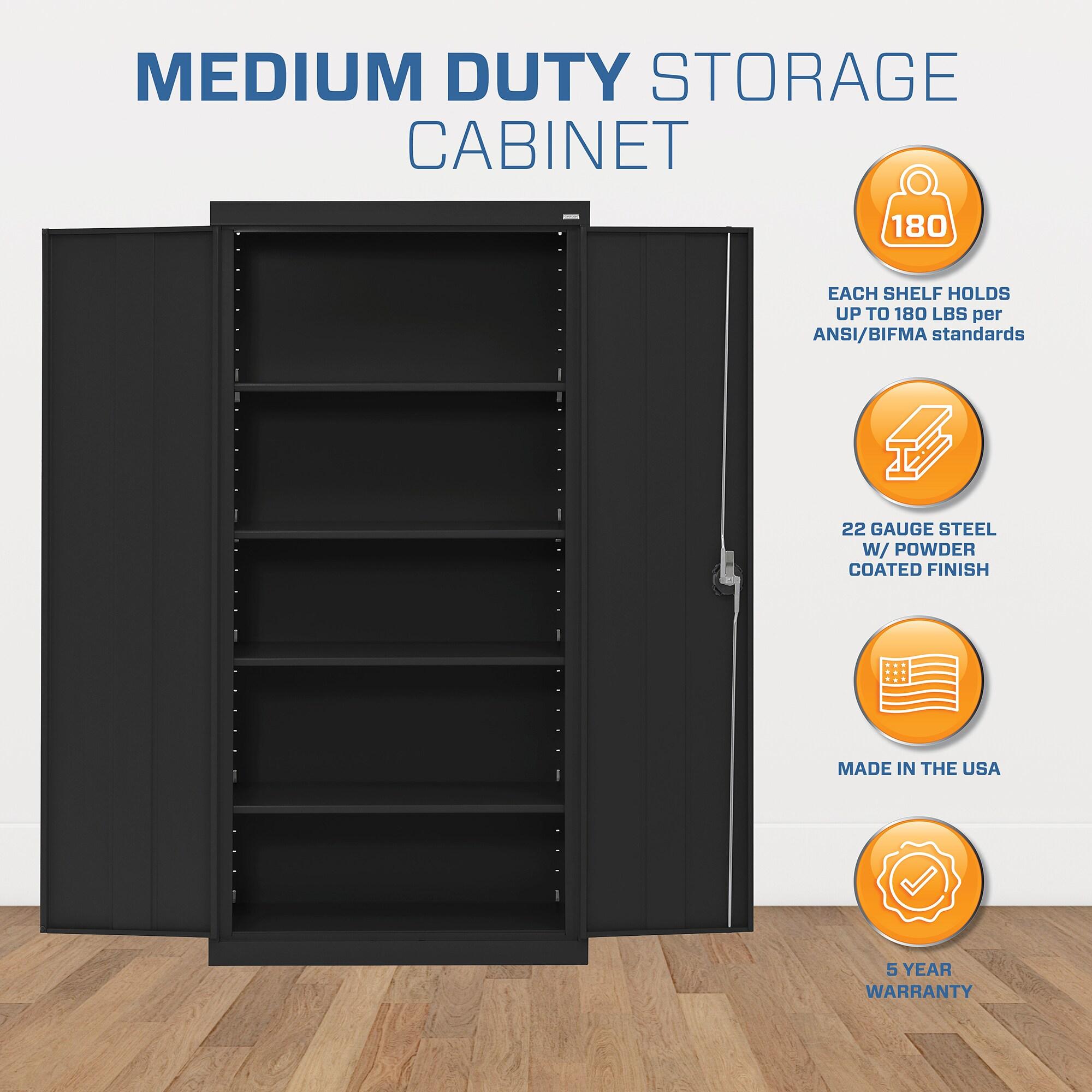 36'' Wide 5 - Shelf Storage Cabinet