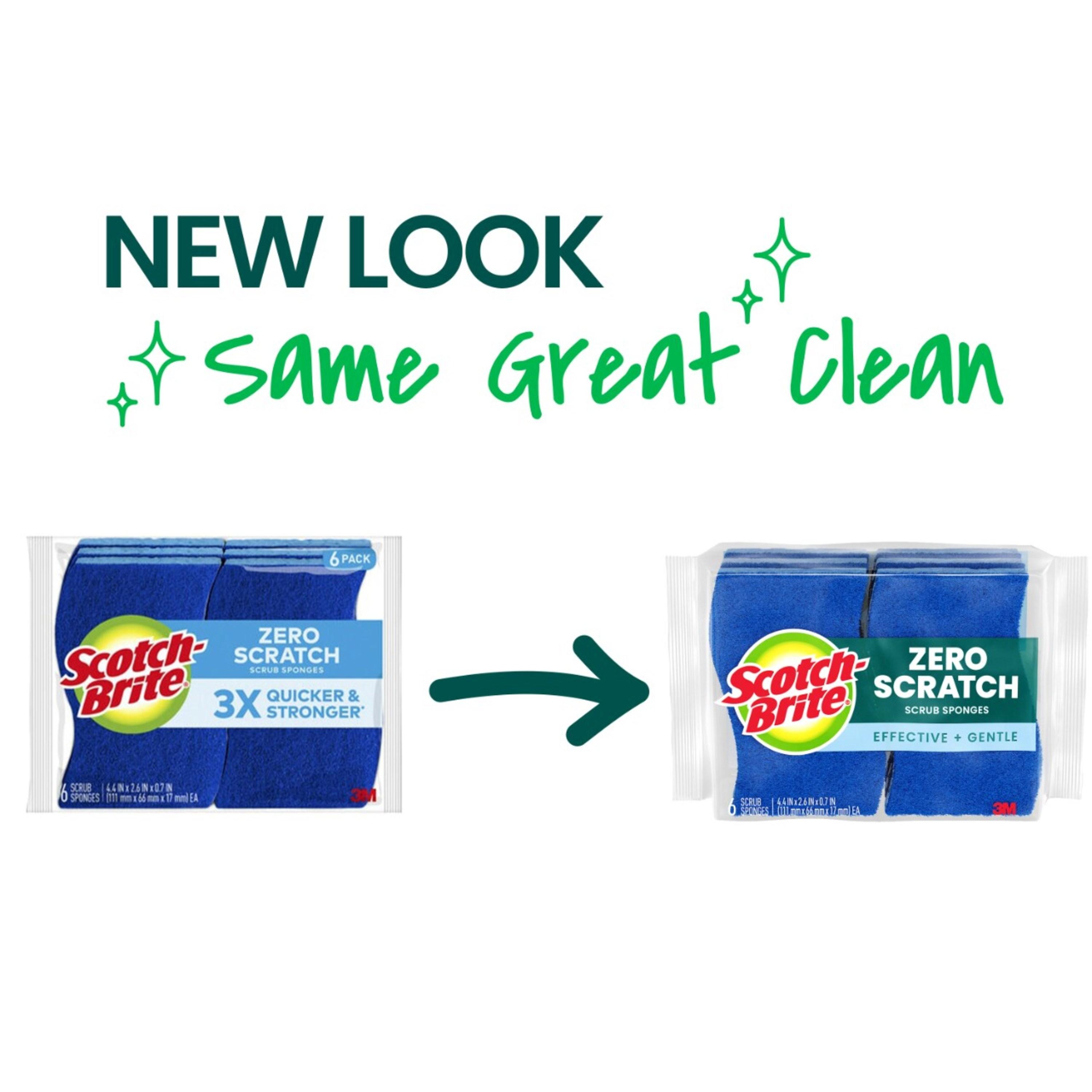Scotch-Brite Zero-Scratch Scrub Sponges - 6ct