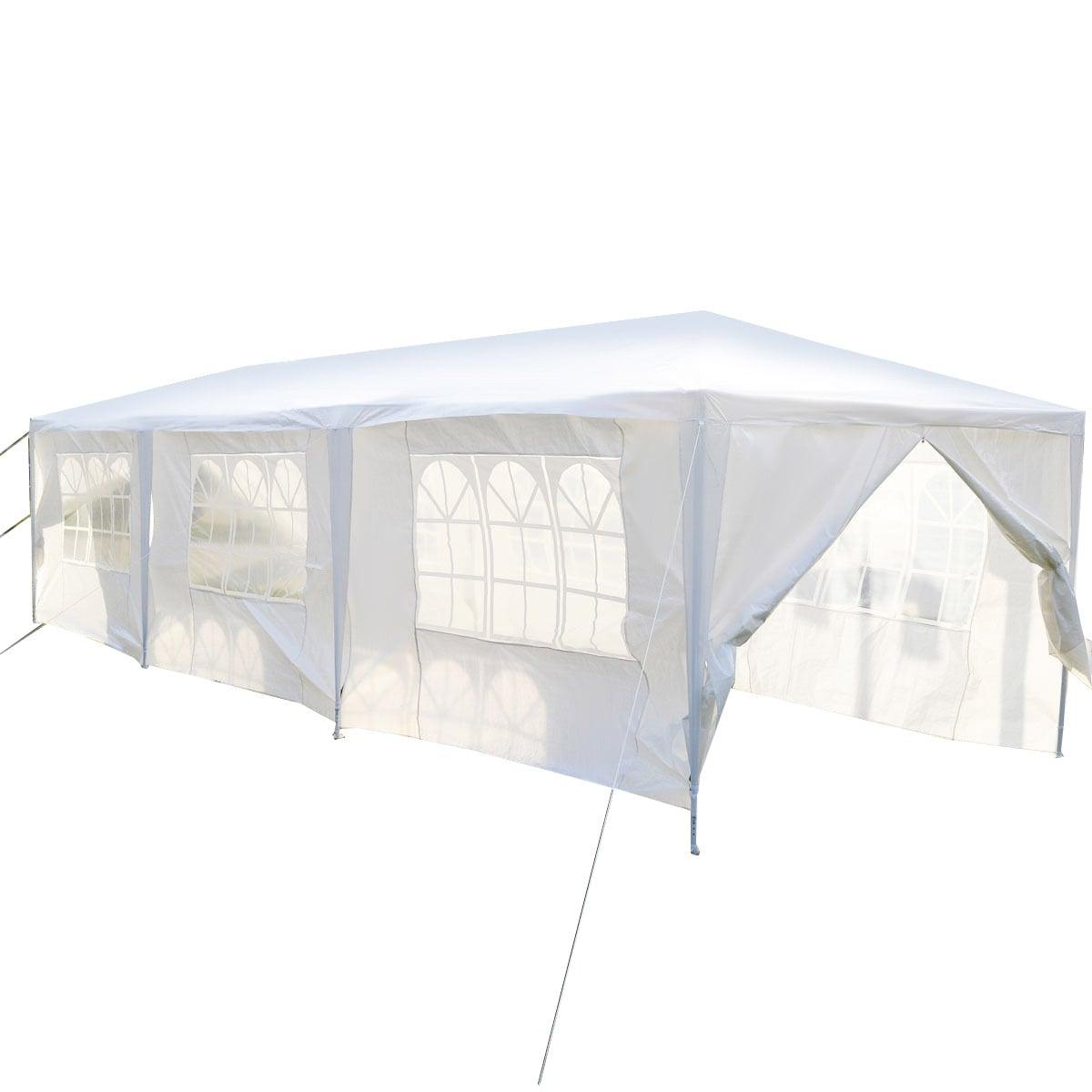 Costway 30 Ft. W x 10 Ft. D Steel Party Tent Canopy