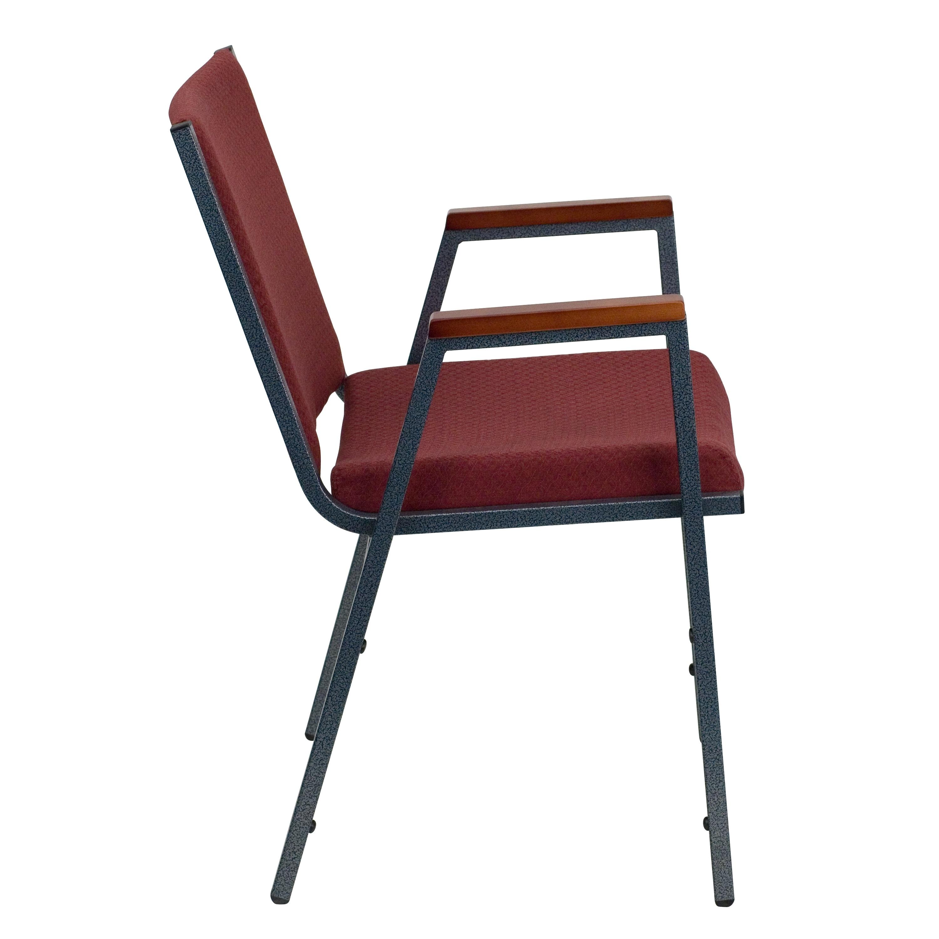 Offex Aliya Heavy Duty Stack Chair with Arms