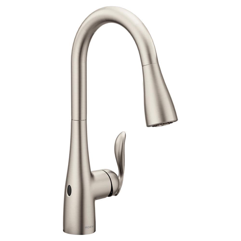 Moen Arbor MotionSense Wave Single Handle Pulldown Kitchen Faucet with Power Clean Technology