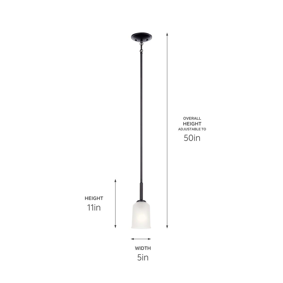 Kichler Lighting Shailene 1 - Light Pendant in  Black