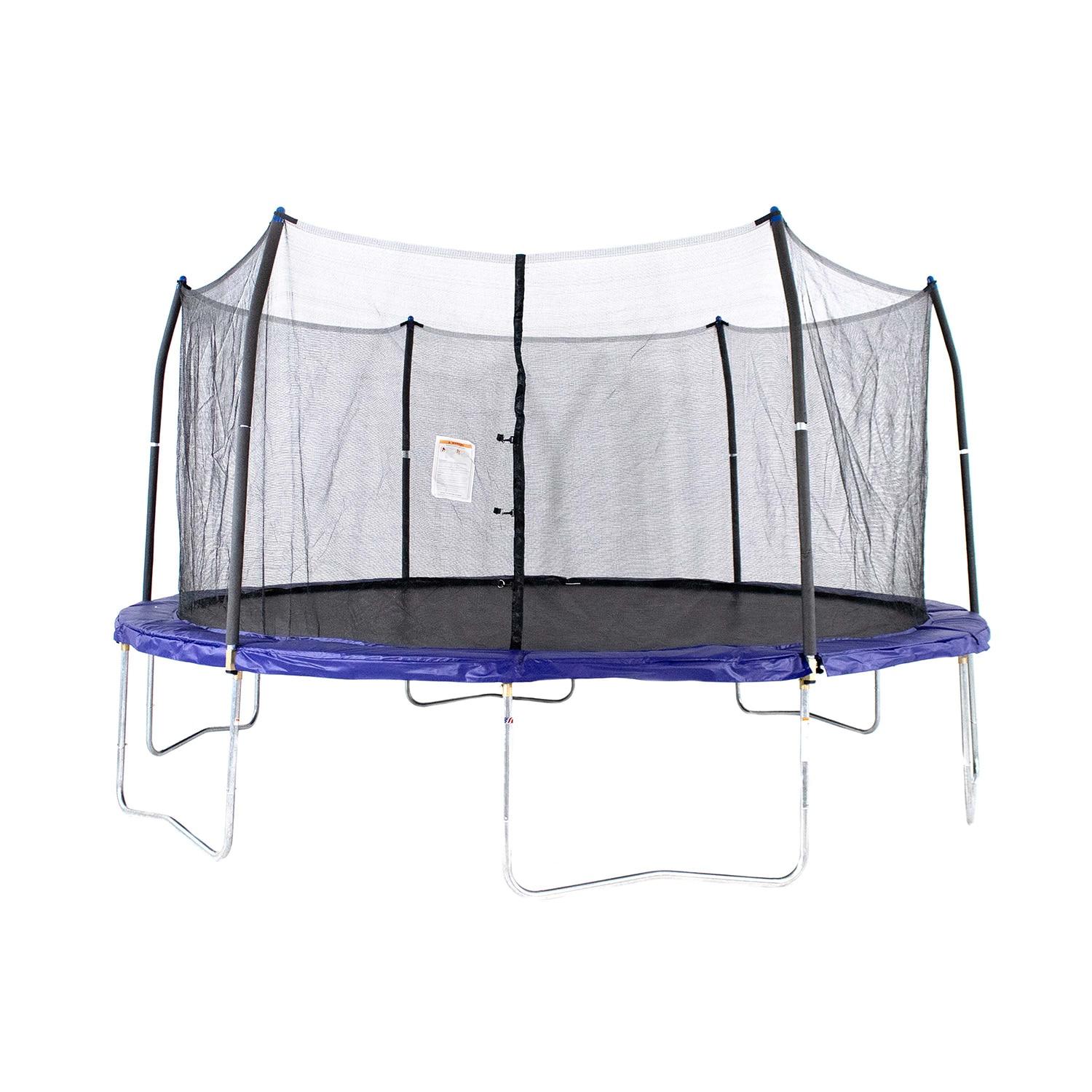 Skywalker Trampolines Skywalker Trampolines 16 Round Trampoline With Enclosure  Blue