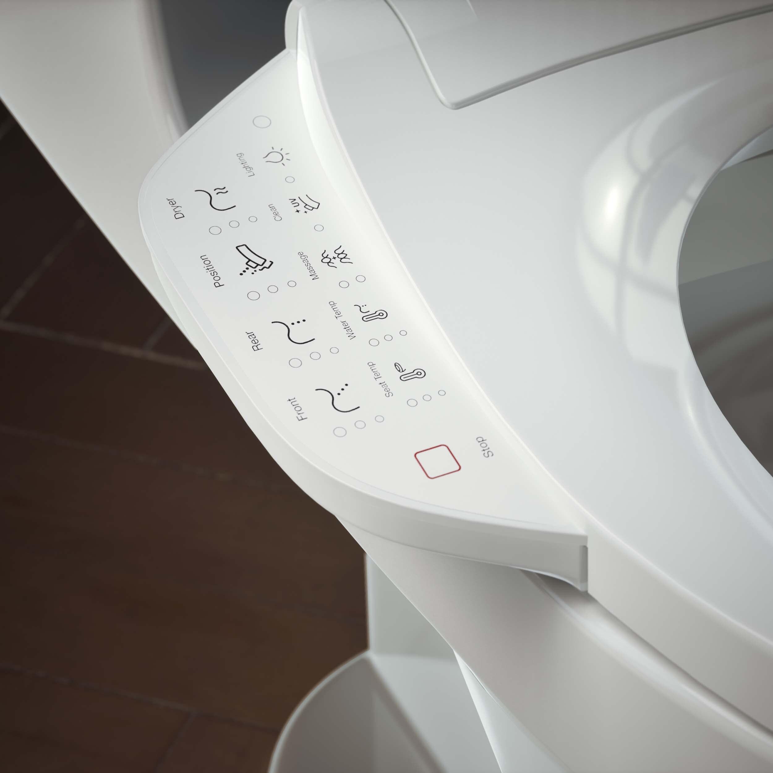 Purewash E580 Elongated Bidet Toilet Seat