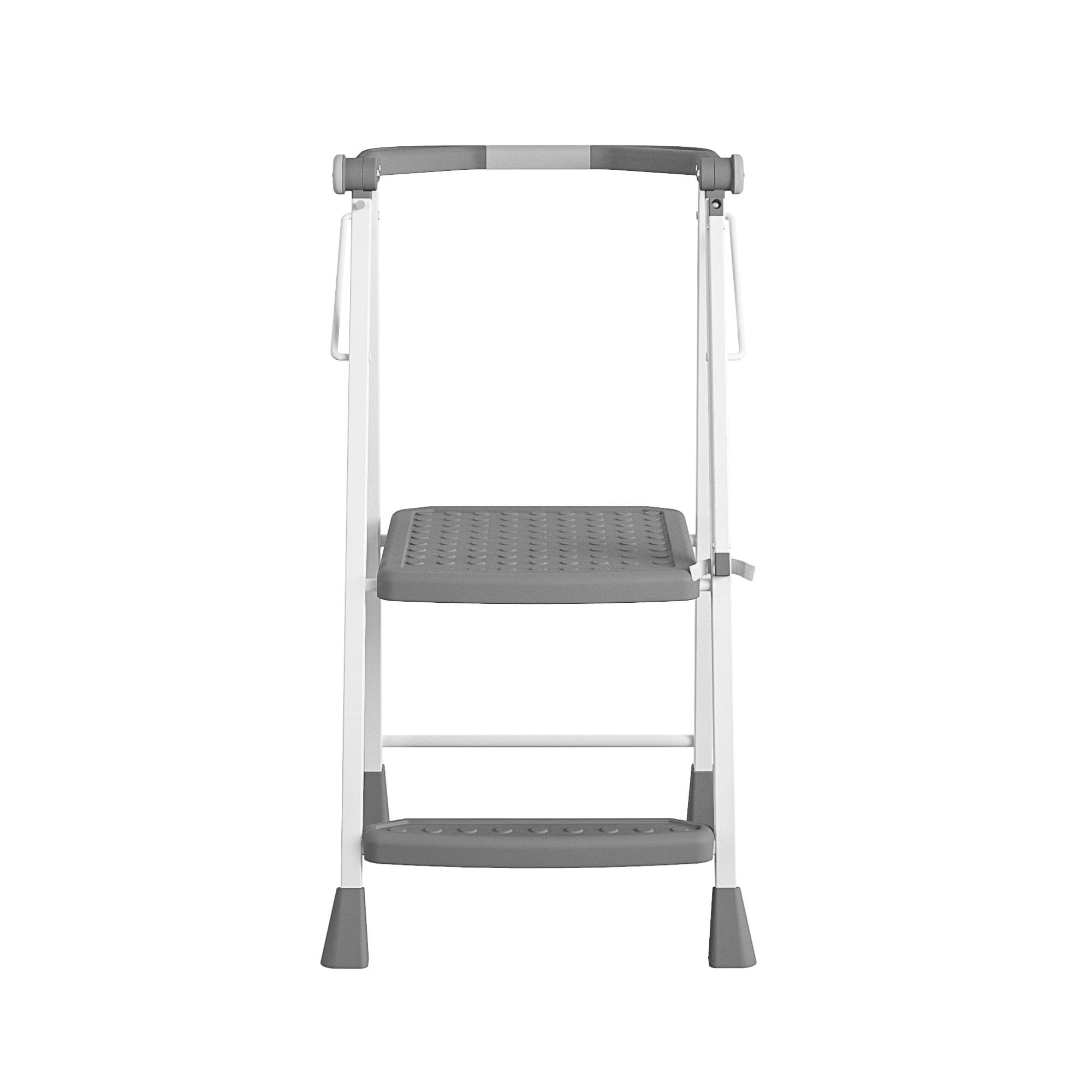 COSCO 2-Step Kitchen Stepper Adult Folding Step Stool, Kids Folding