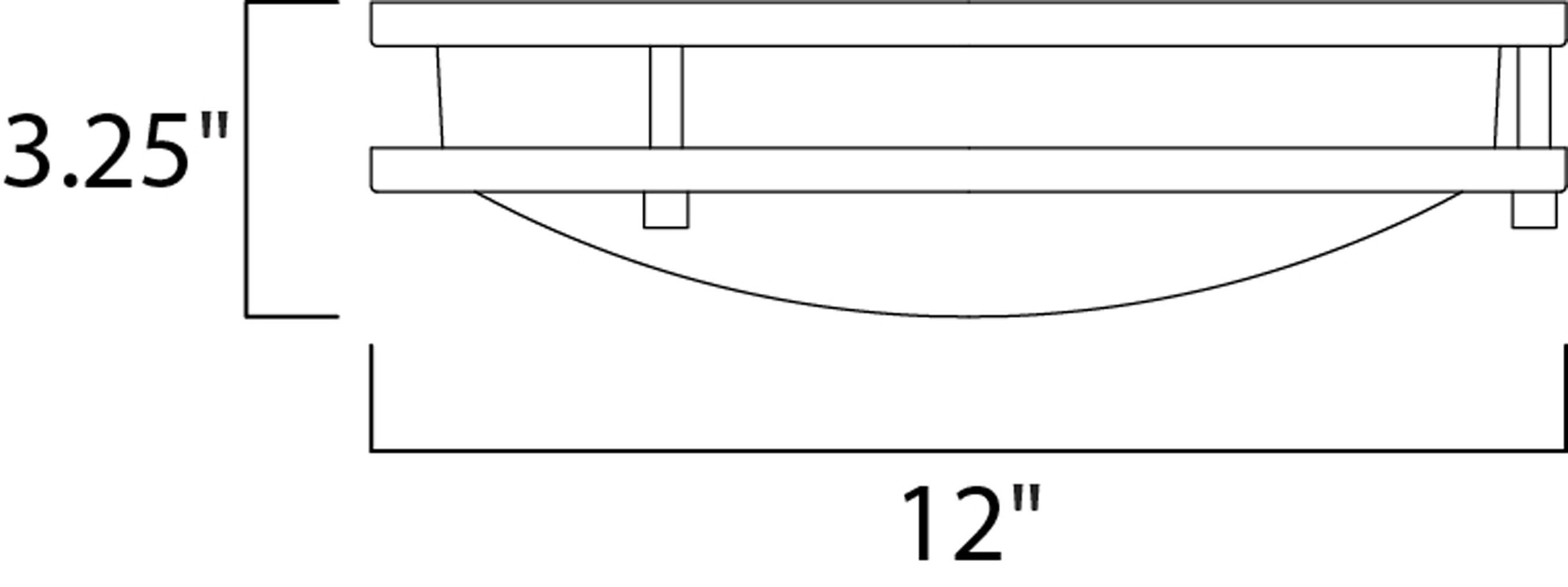 Maxim Lighting - LED Flushmount - Flush Mount - Linear-15W 1 LED Flush Mount-12