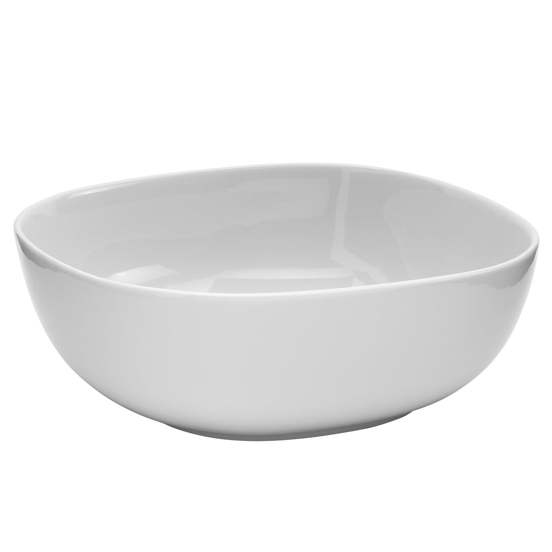 Denmark White Porcelain Chip Resistant Scratch Resistant Grade Serveware, 3 Piece Serving Bowl Set