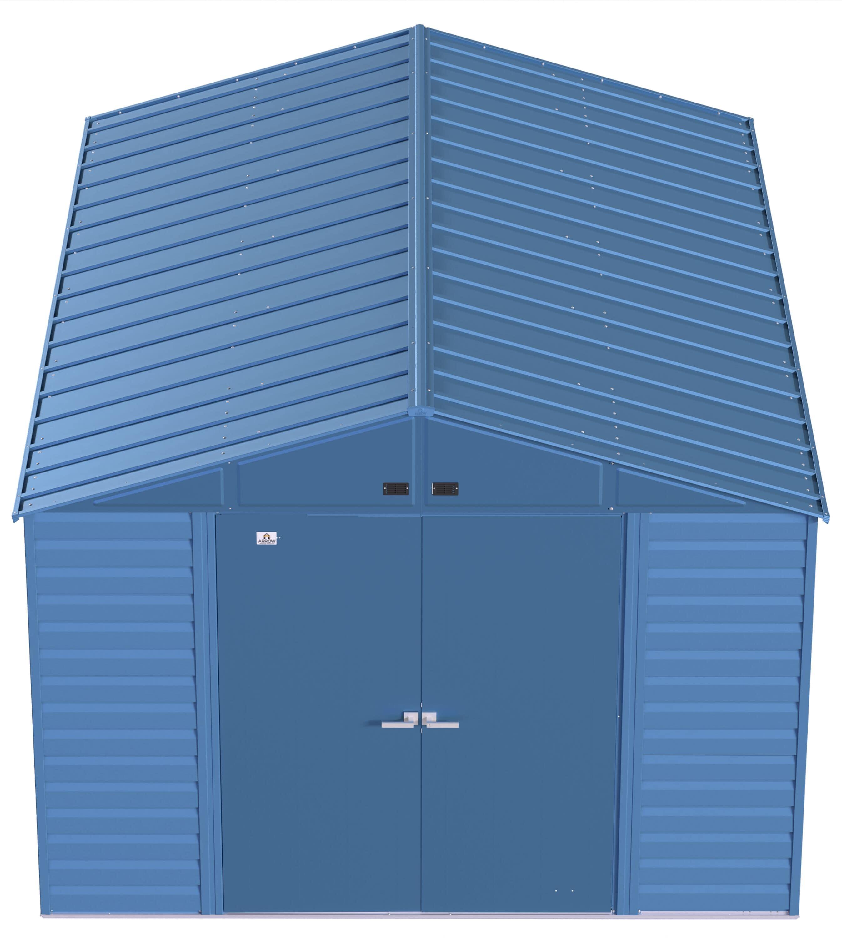 10 ft. W x 14 ft. D Steel Horizontal Storage Shed