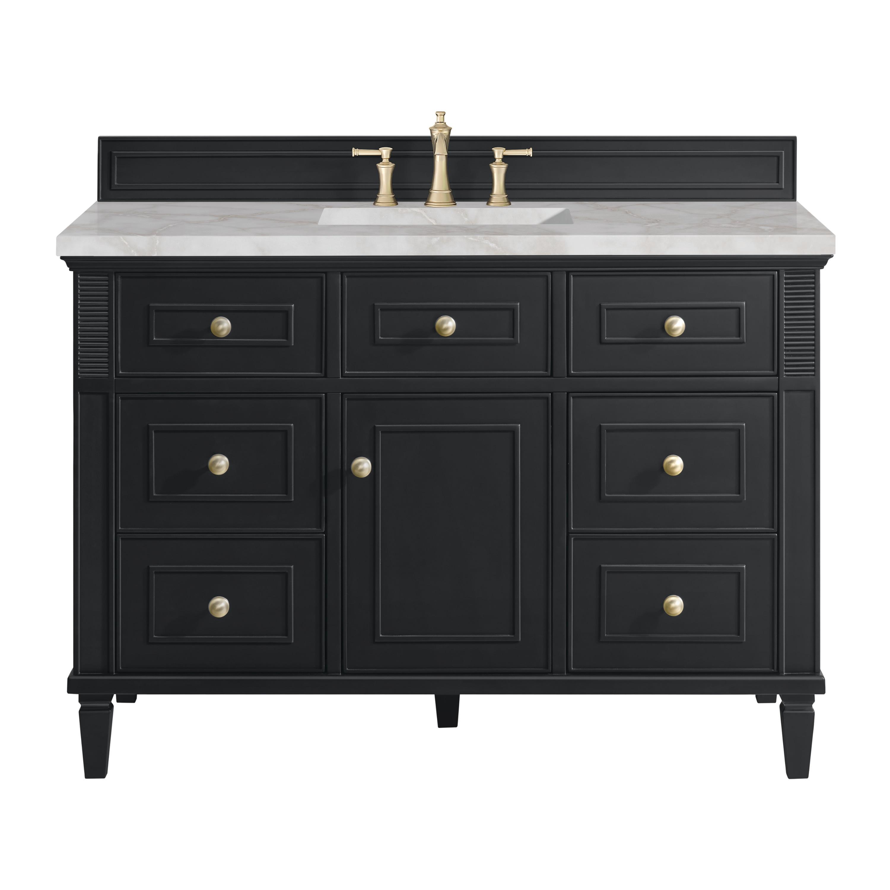 James Martin Vanities Lorelai 48'' Single Bathroom Vanity with Top