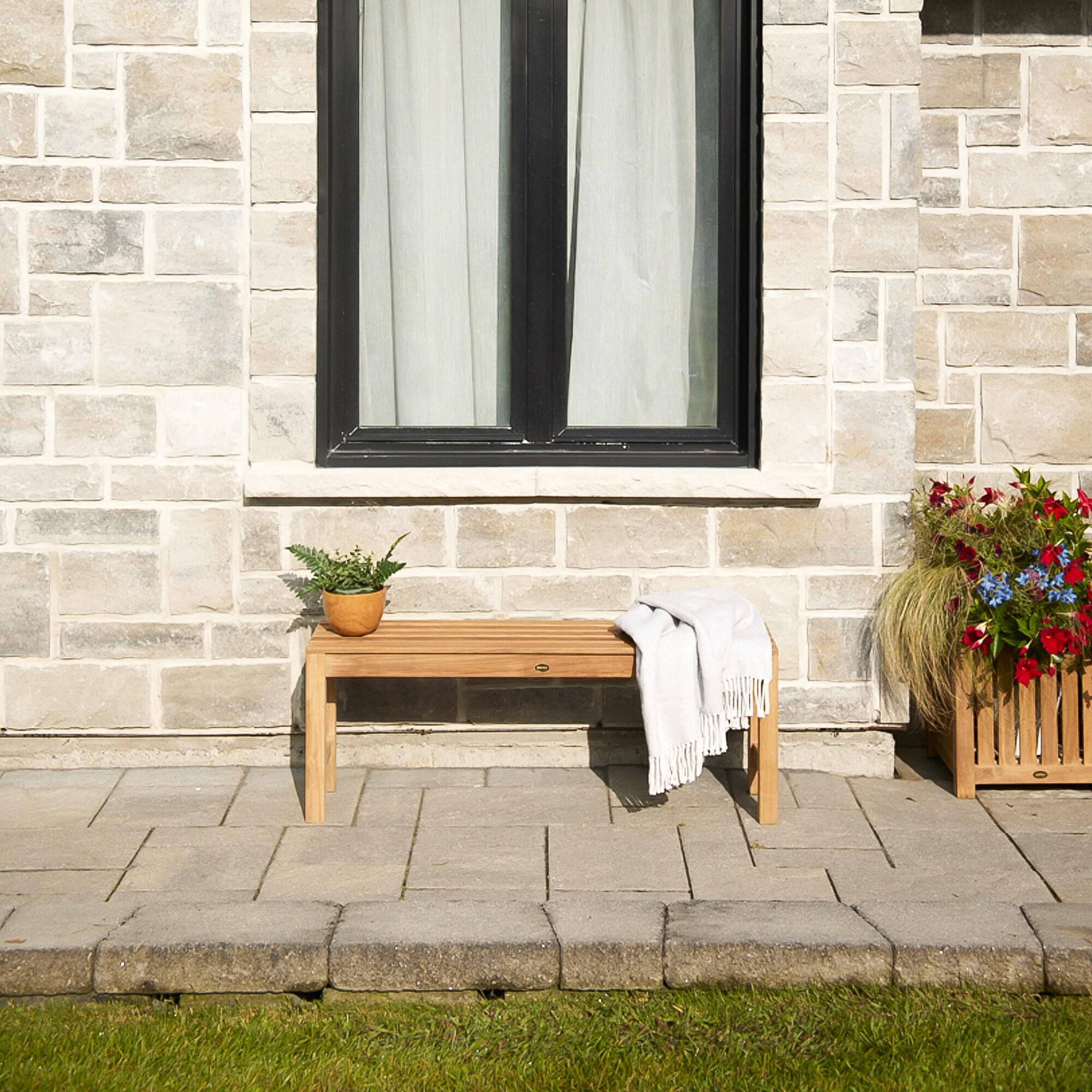 Teak Shower Bench