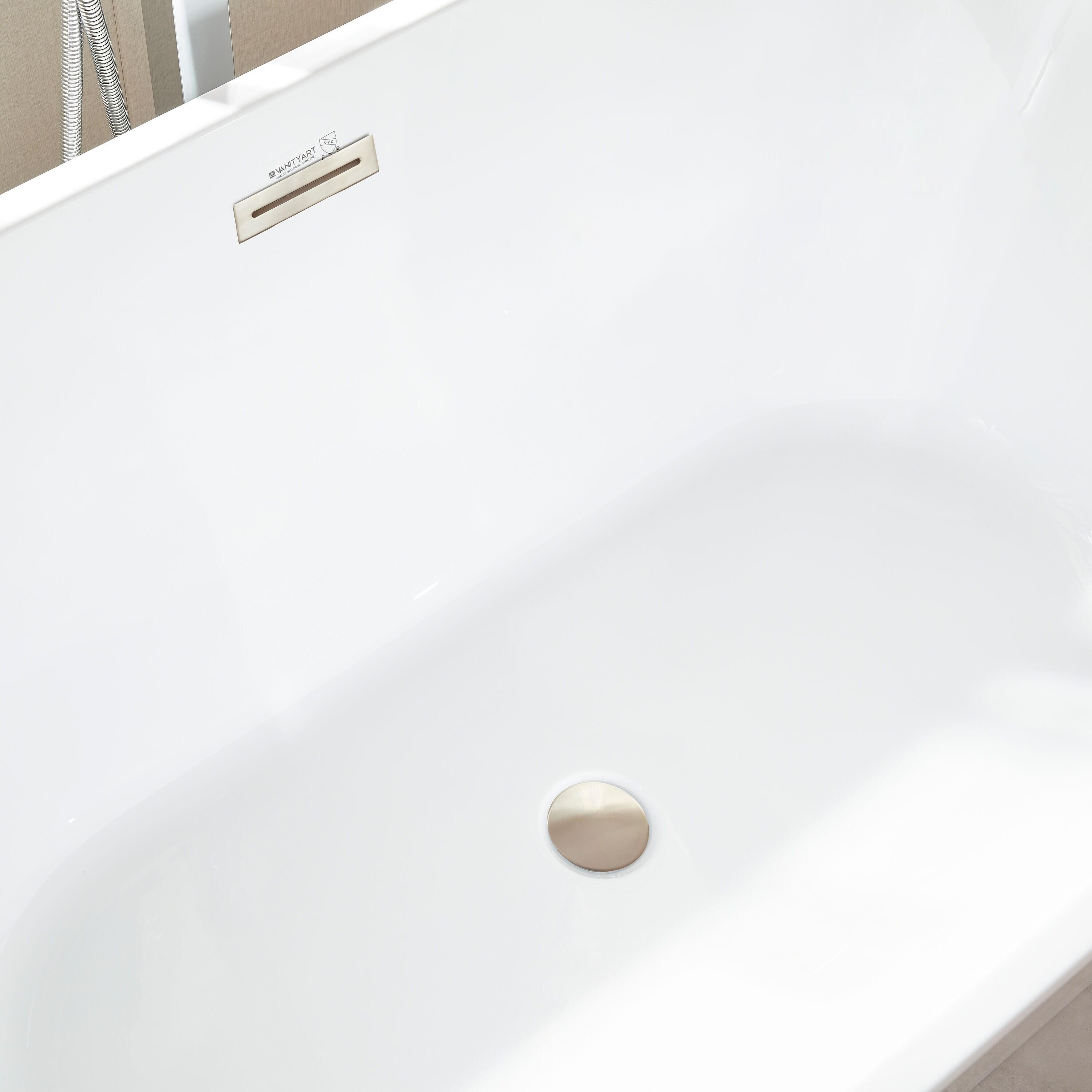 Freestanding Soaking Acrylic Bathtub
