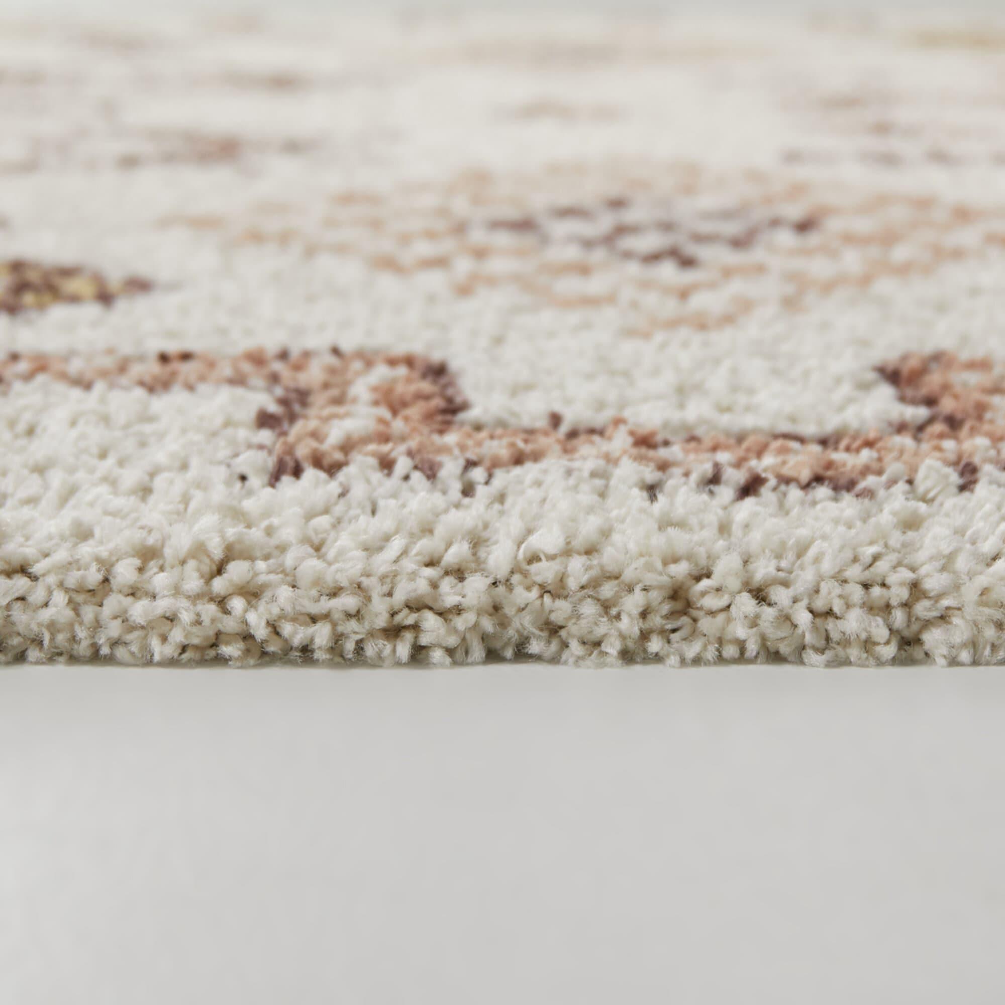 Balta Rugs 5'3"x7' Felipe Kids' Area Rug Orange: Geometric Tribal Design, Fade & Stain-Resistant, High Pile