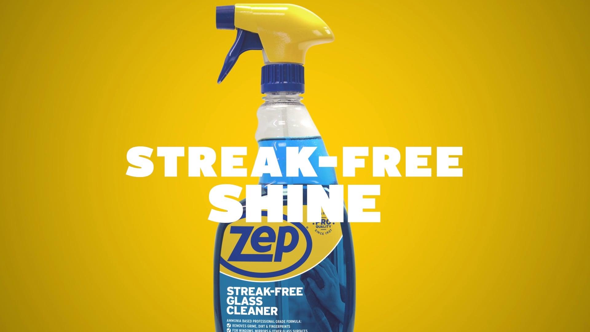 Zep Commercial Streak-Free Glass Cleaner - 32oz