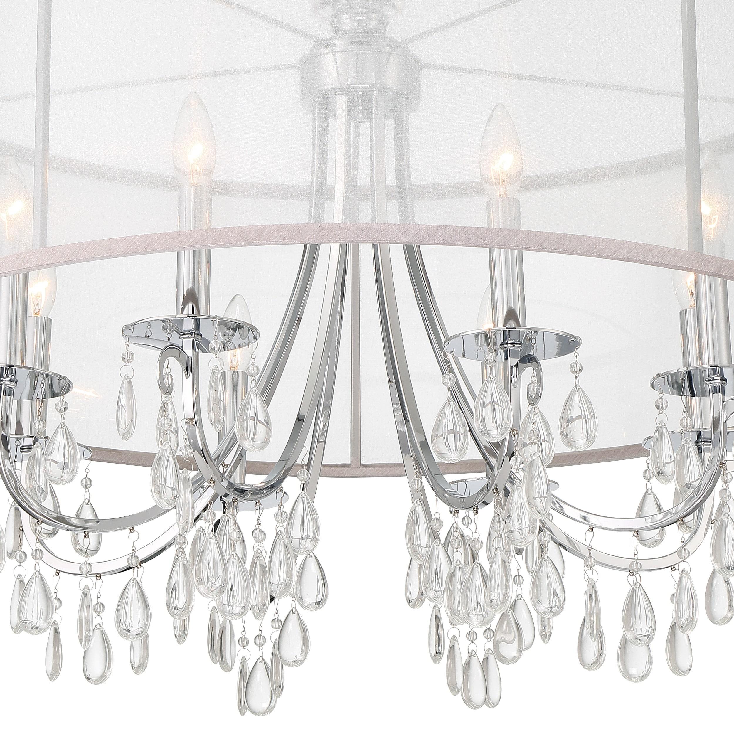 Crystorama Lighting - Eight Light Chandelier - Chandelier - Hampton - Eight