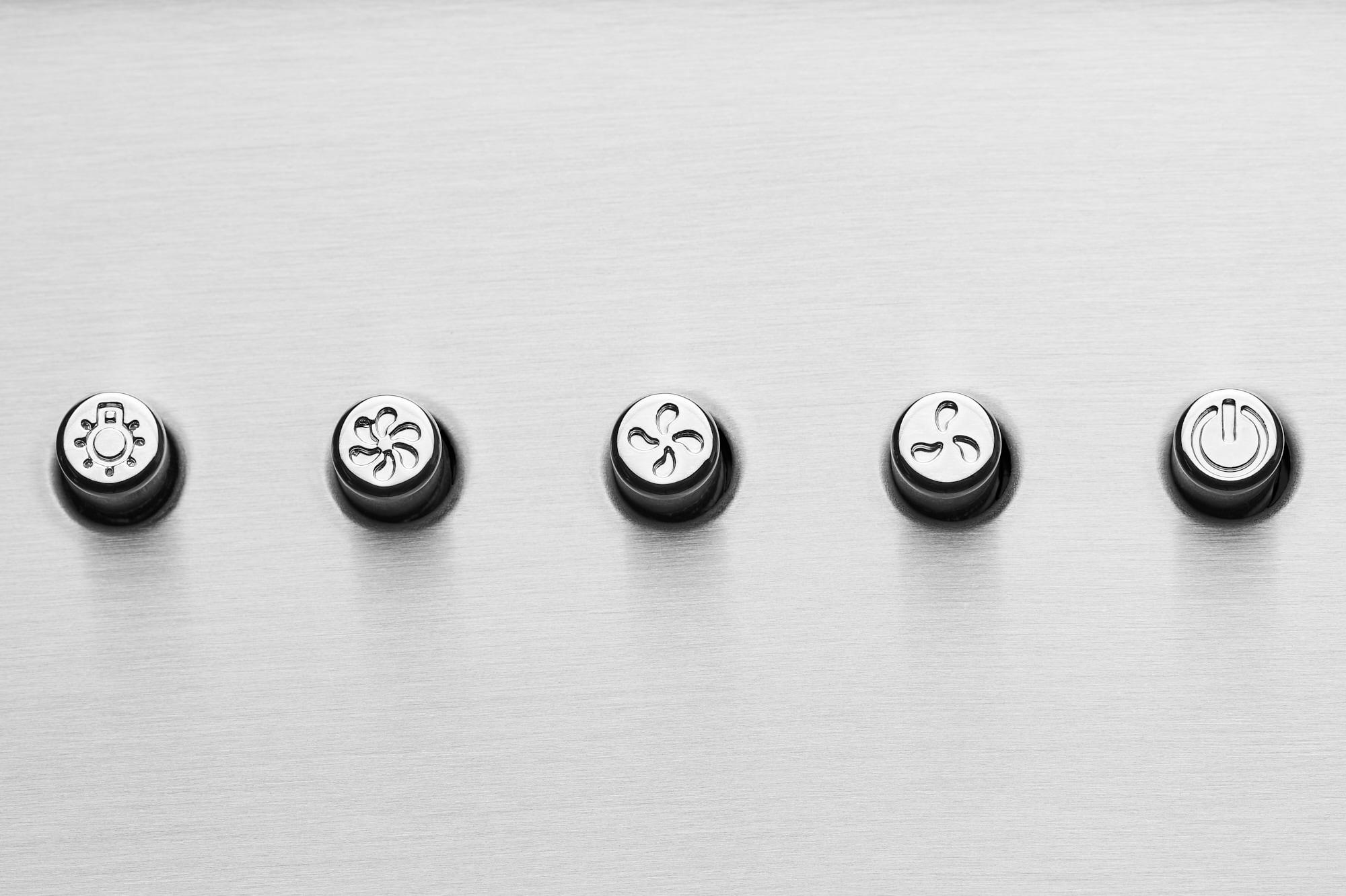 Hauslane Hauslane Wall Mount Range Hood 30 Inch | Wall Chimney | 6” Duct/Ductless Convertible, Strong Suction, Six-layer Aluminum Filters, Changeable LED Lamps, Stove Kitchen Vent Hood WM-530SS-30B