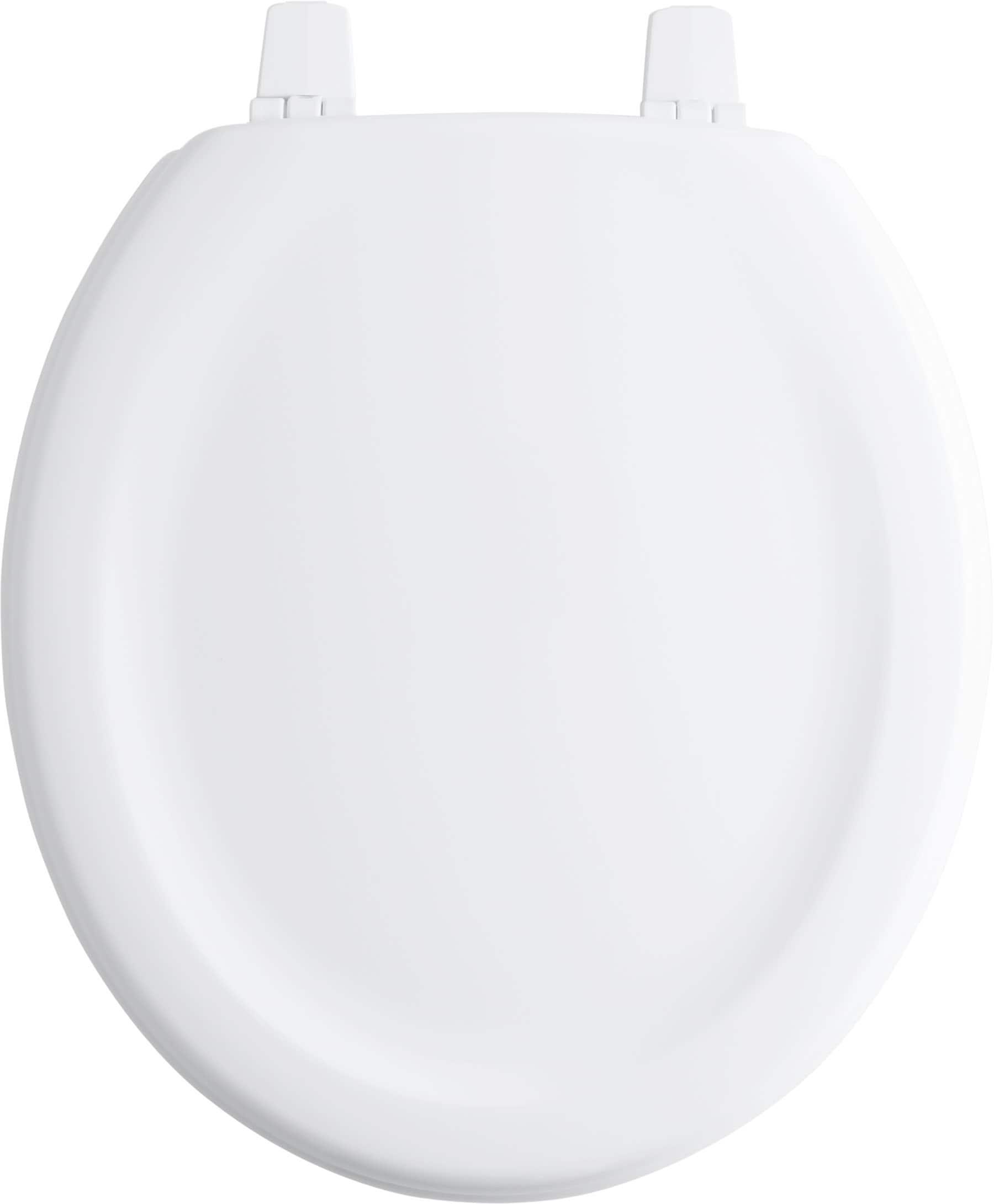 Stonewood Compression-Molded Wood Toilet Seat with Color-Matched Plastic Hinges