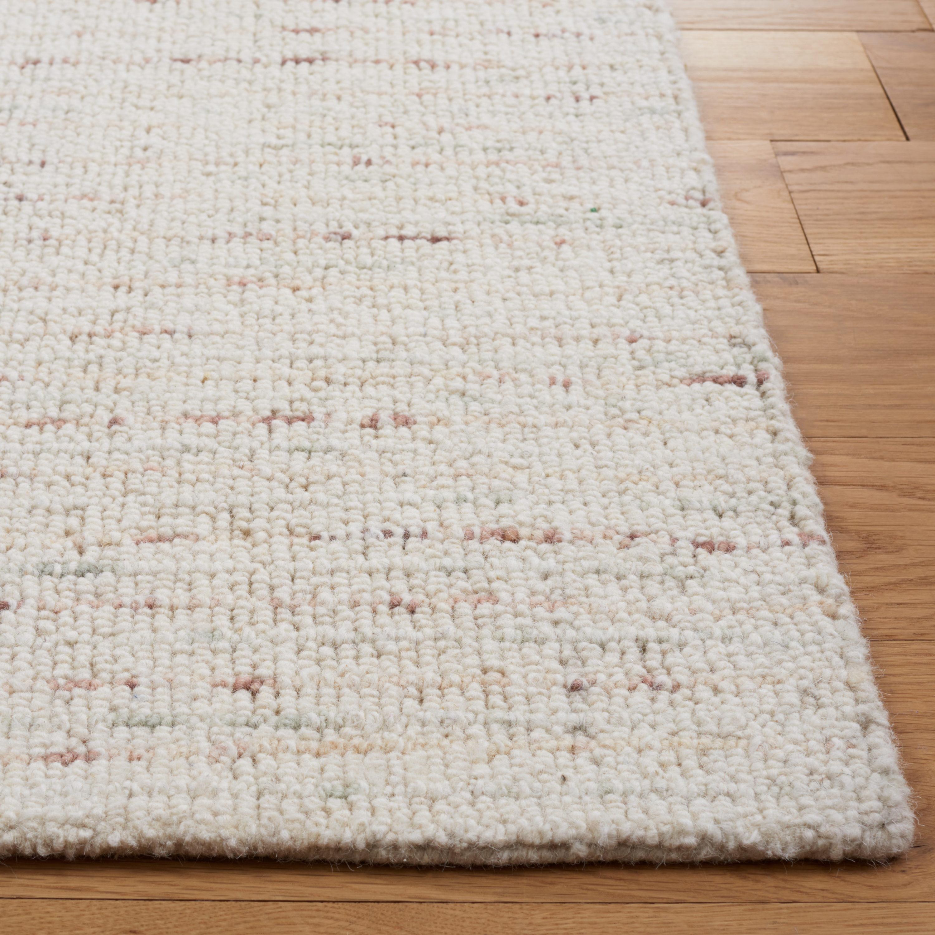 Abstract ABT468 Handmade Indoor Area Rug - Ivory/Brown - 5'x8' - Safavieh