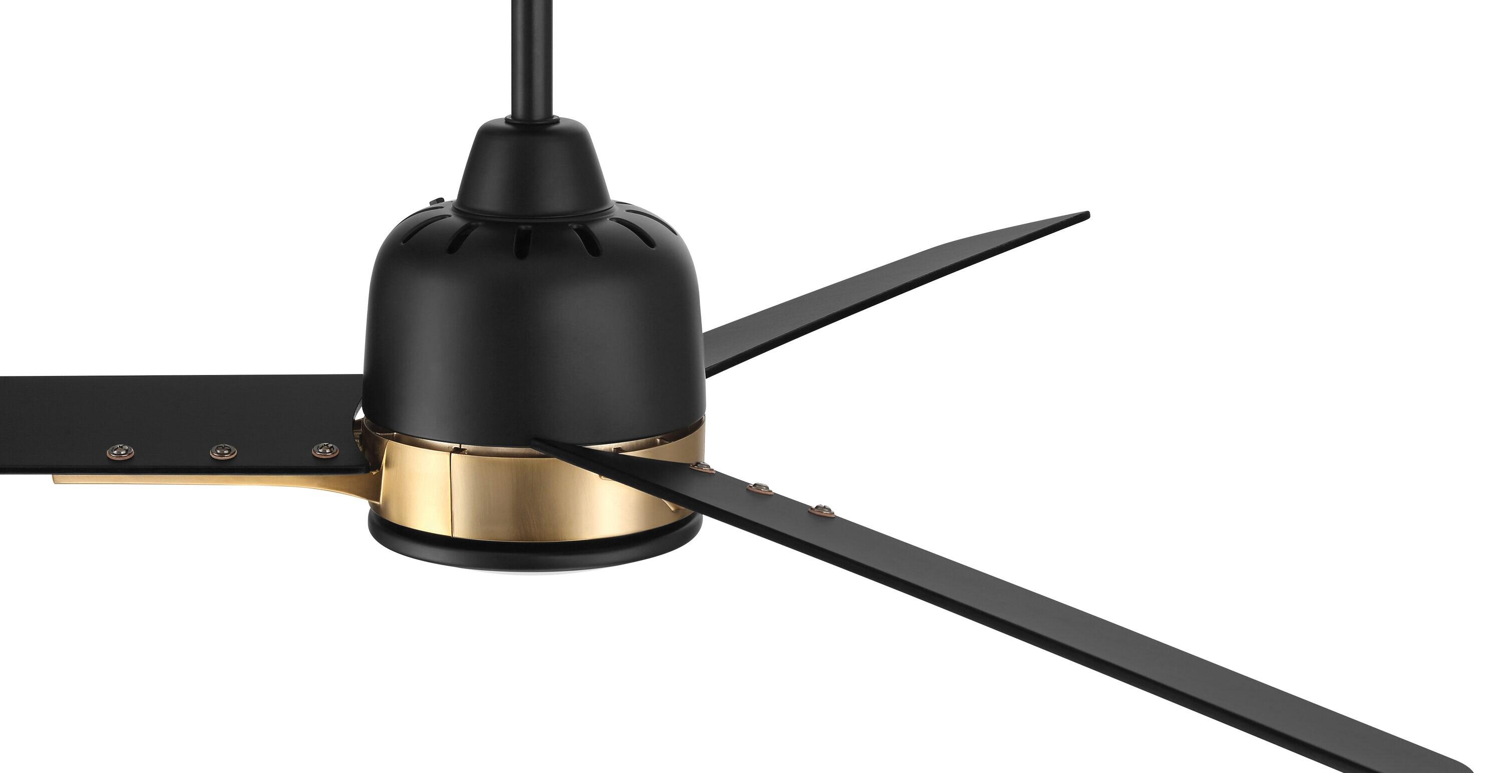 Latitude Run® Eiladh 52" Ceiling Fan with LED Lights & Wall Control