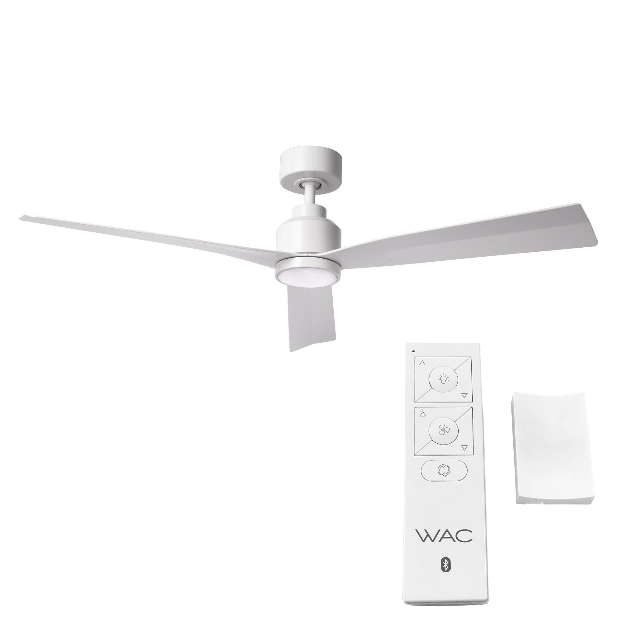 52" Smart Home Compatible 3 Blade Smart Ceiling Fan with Remote