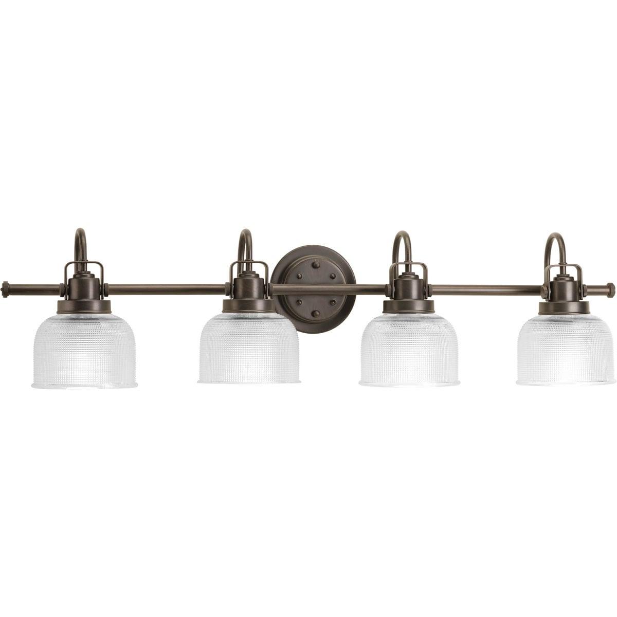 Rosser 4 Light Transparent Dimmable Vanity Light