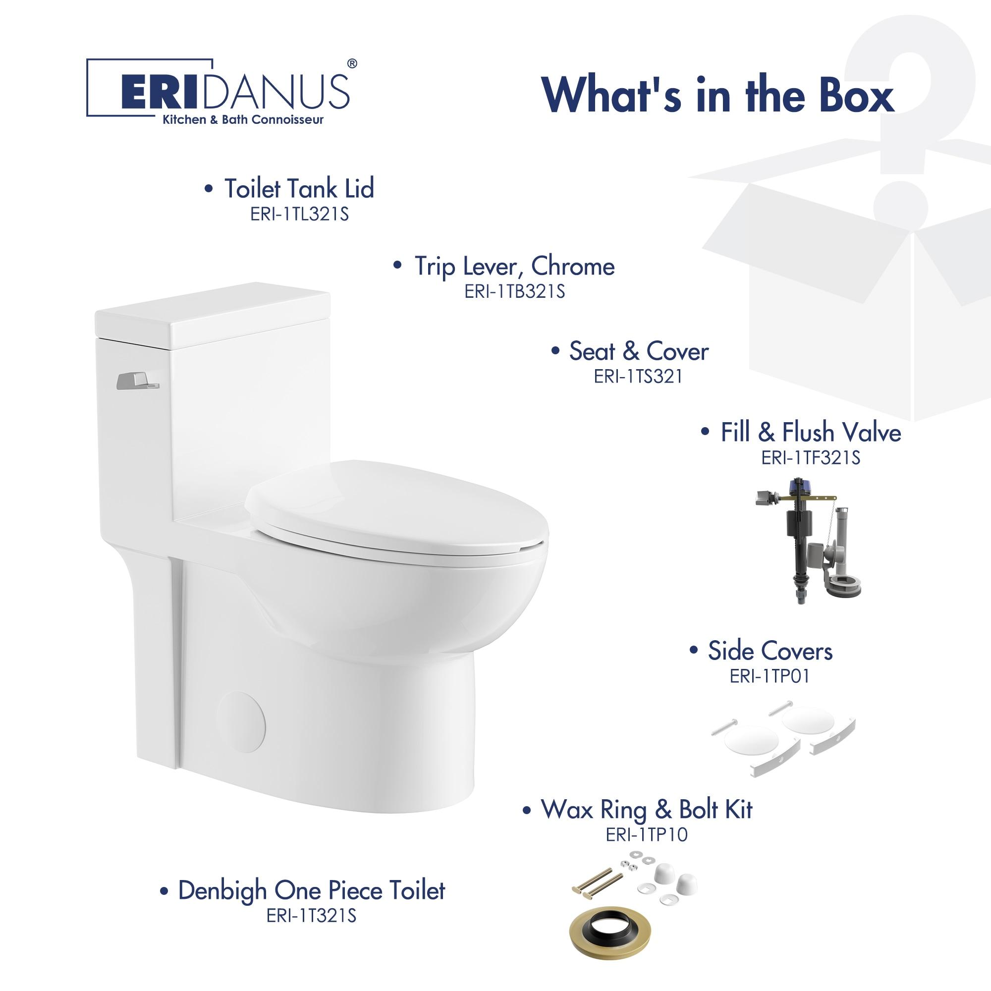 Denbigh Chair Height Elongated Comfort Height One-Piece Toilet (Seat Included)