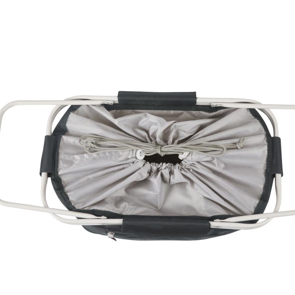 ONIVA - a Picnic Time brand Metro Shopping Basket - Insulated Picnic Basket - Collapsible Market Basket - Utility Tote Cooler Bag