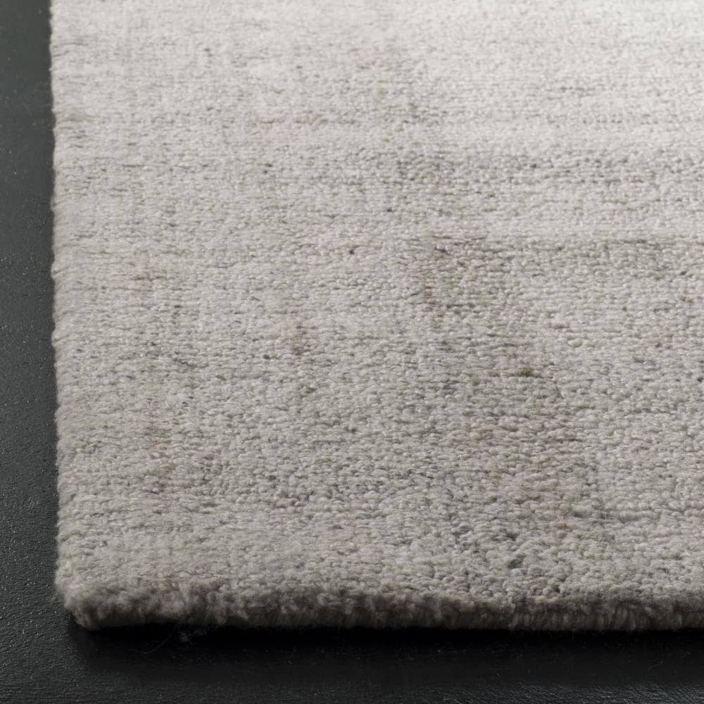 Abstract ABT141 Handmade Indoor Area Rug - Light Grey - 4'x6' - Safavieh