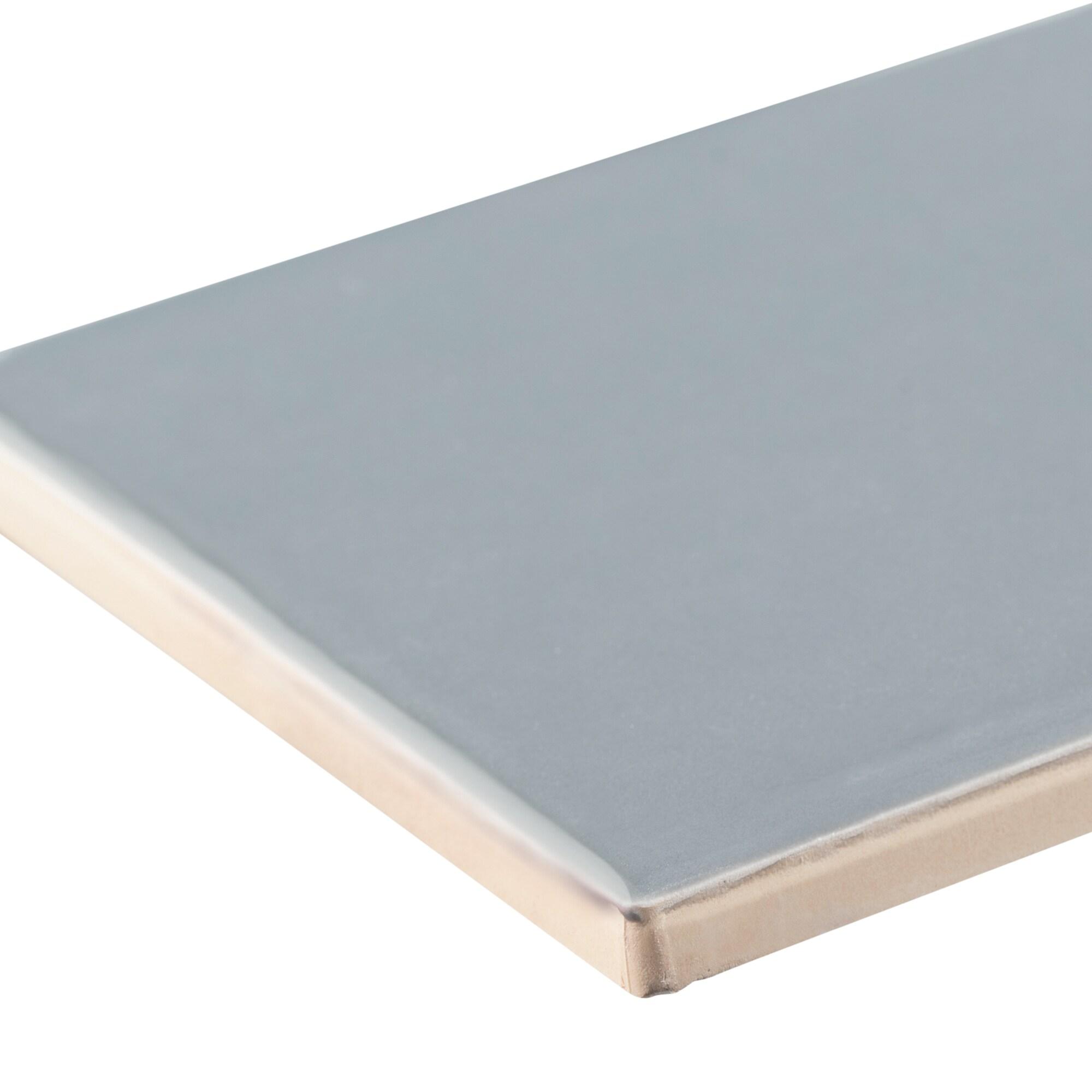 Andova Perfecto-Marvelli 4-in. x 16-in. Subway Textured Glossy Ceramic Wall Tile