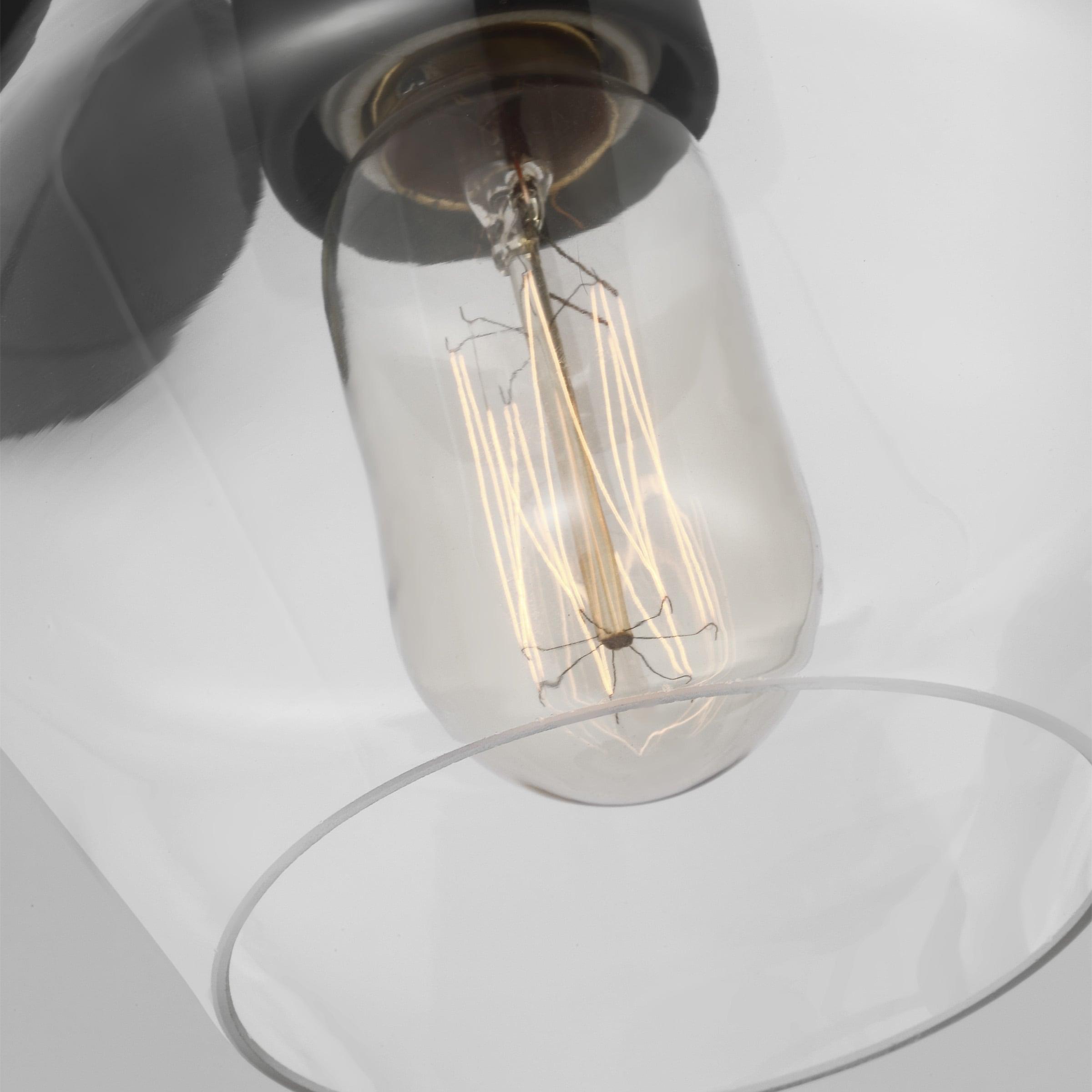Generation Lighting Jett 6-in 1-Light Matte Black Transitional Vanity Light