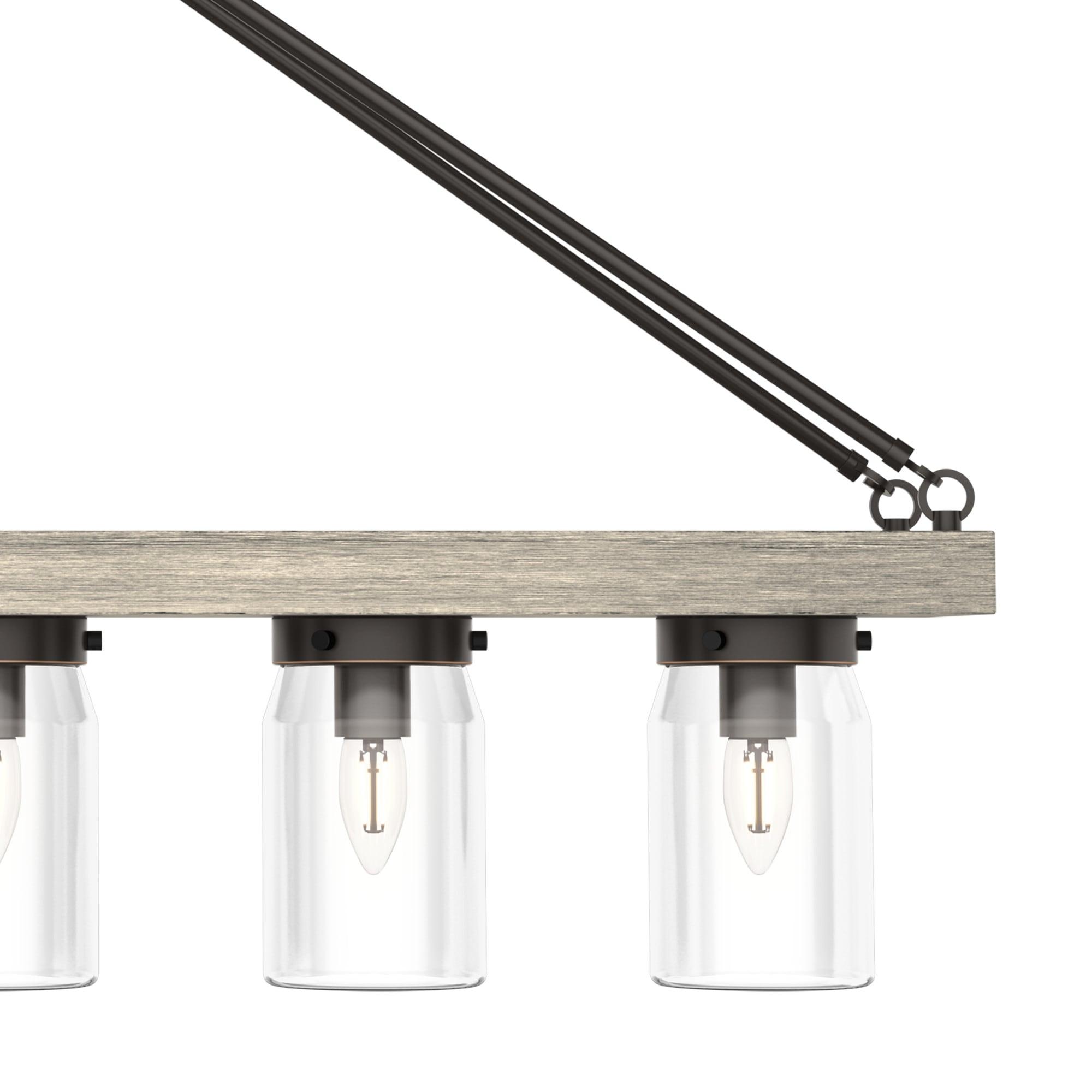 Hunter Fan Devon Park 5 - Light Kitchen Island Linear Pendant