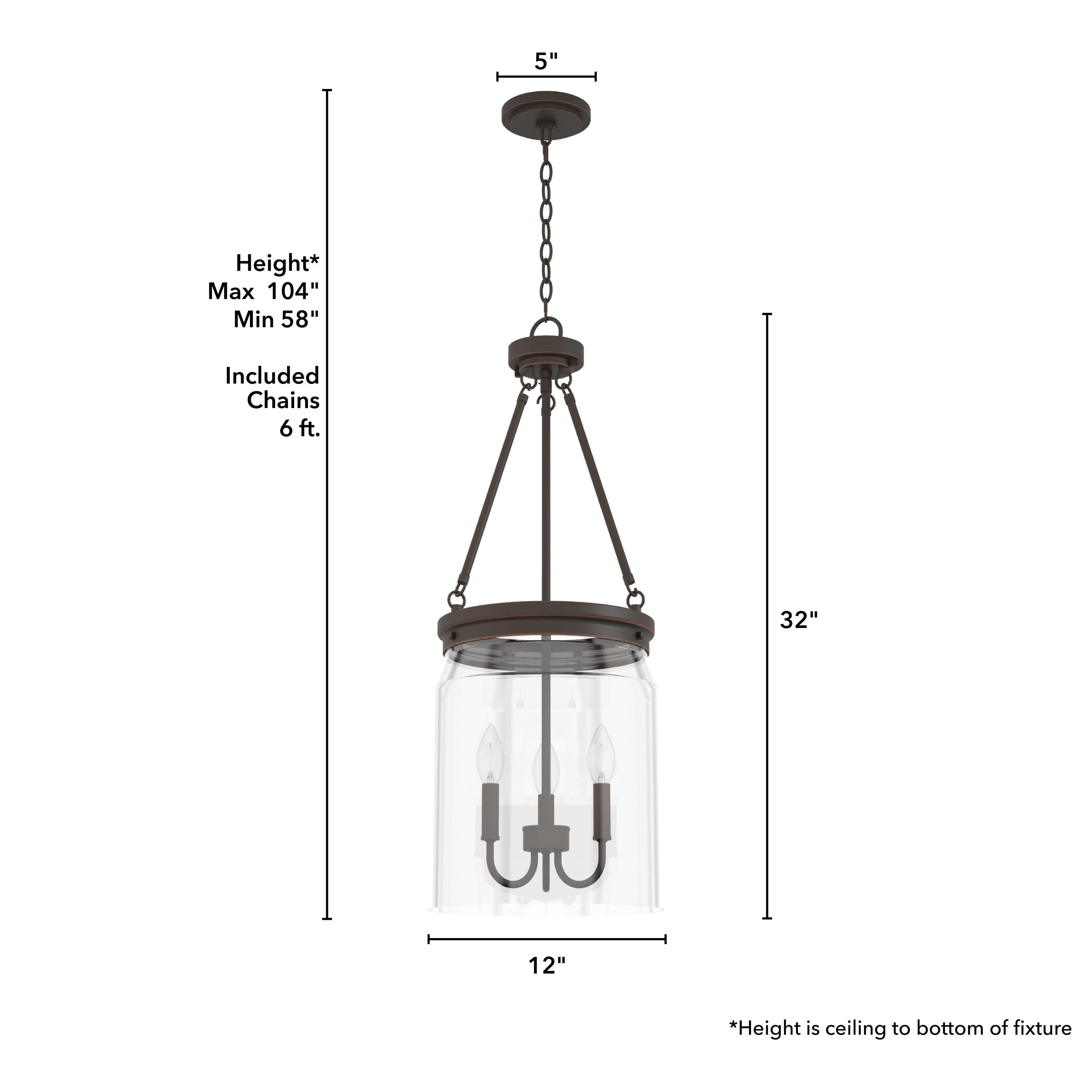 Devon Park 3 - Light Cylinder Pendant