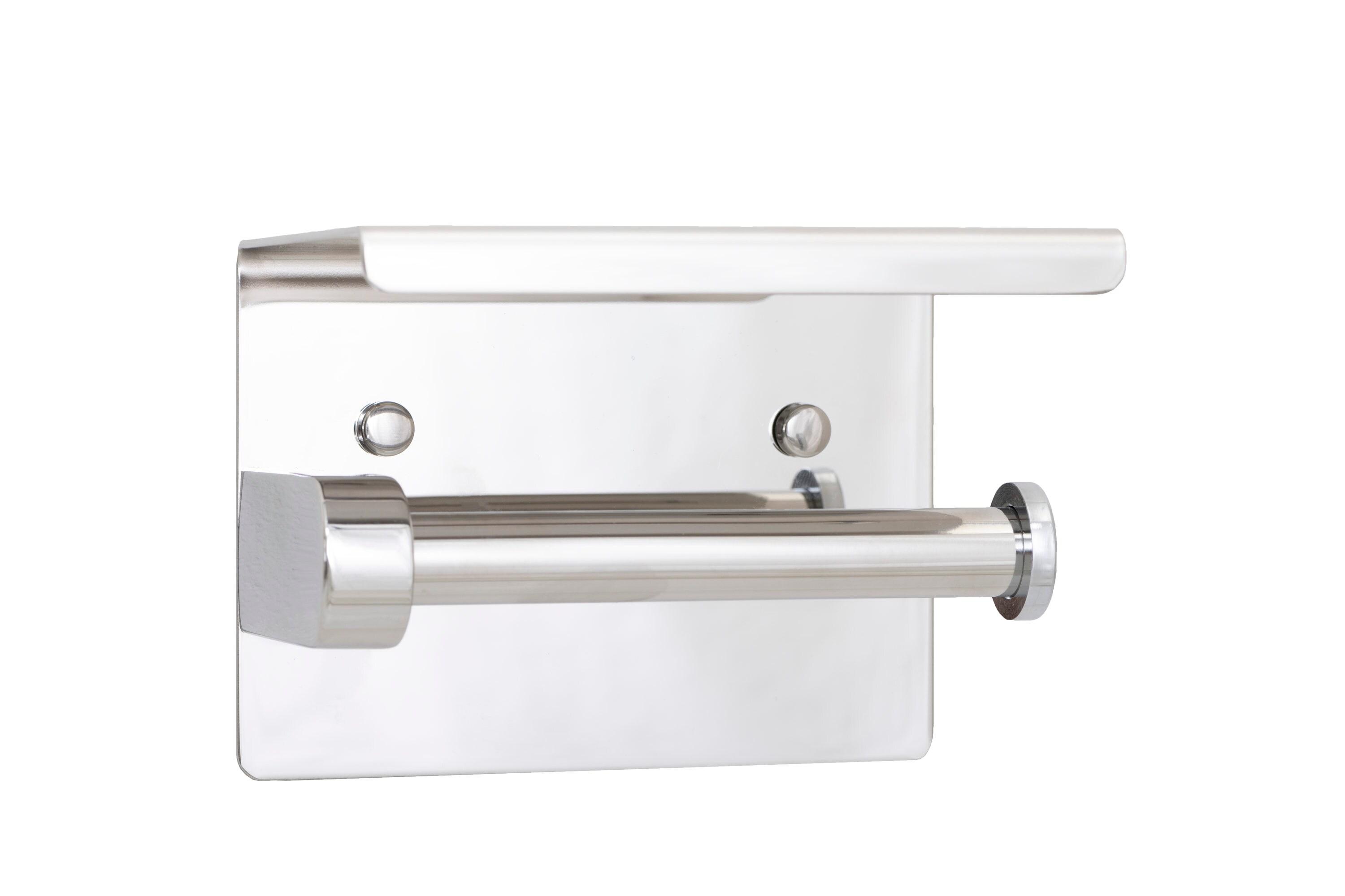 Storage Series Standard Wall Mounted Toilet Paper Holder With Shelf