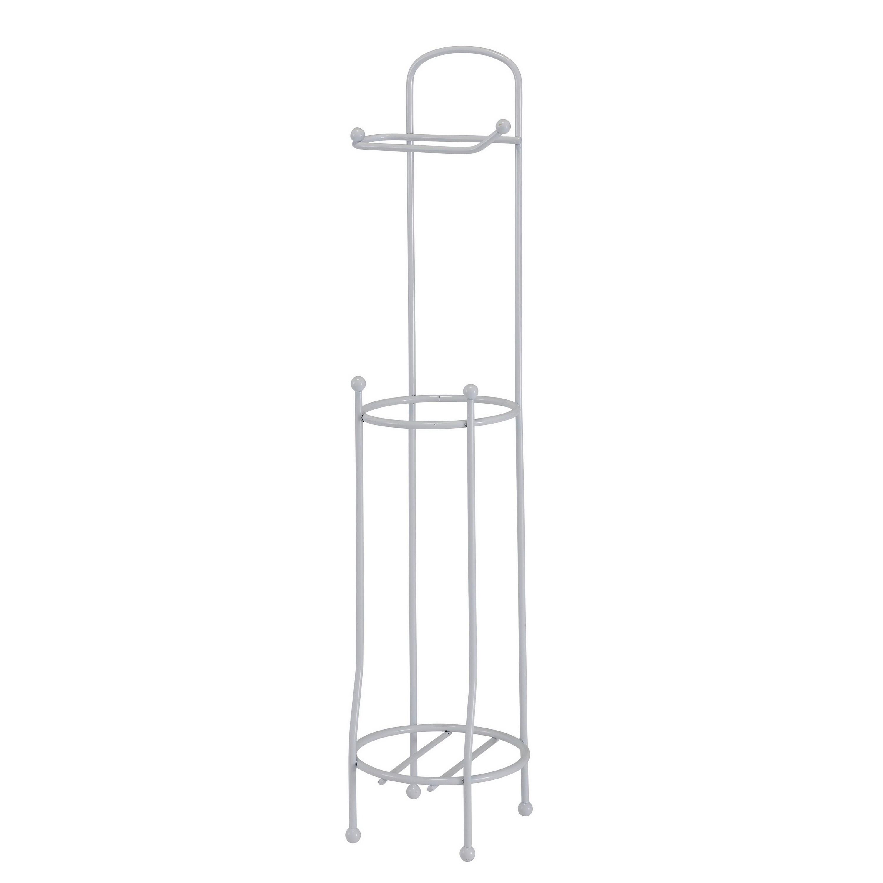 Bath Bliss Toilet Tissue Holder/Dispenser, White