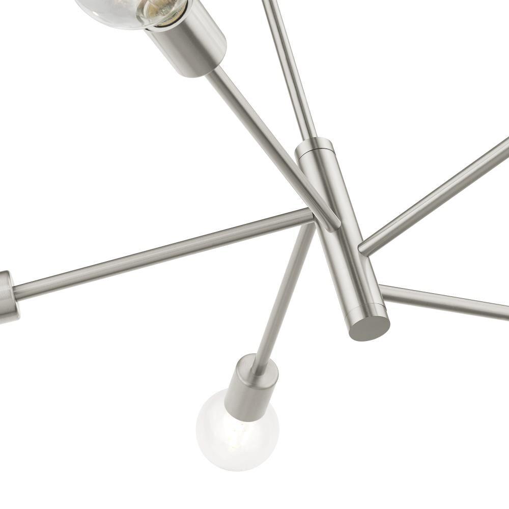 Livex Lighting - Bannister - 5 Light Chandelier in Mid Century Modern Style - 24