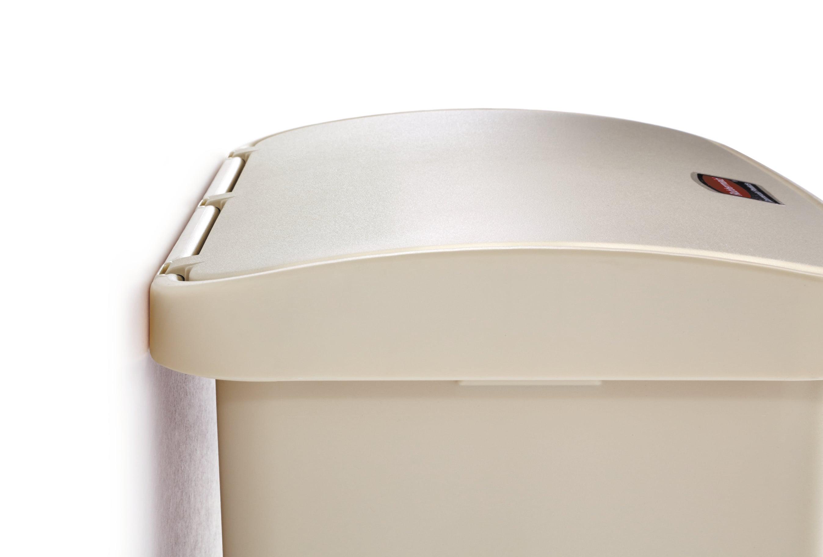 Rubbermaid Commercial Products Slim Jim Plastic Step On Trash Can - 13 Gallons