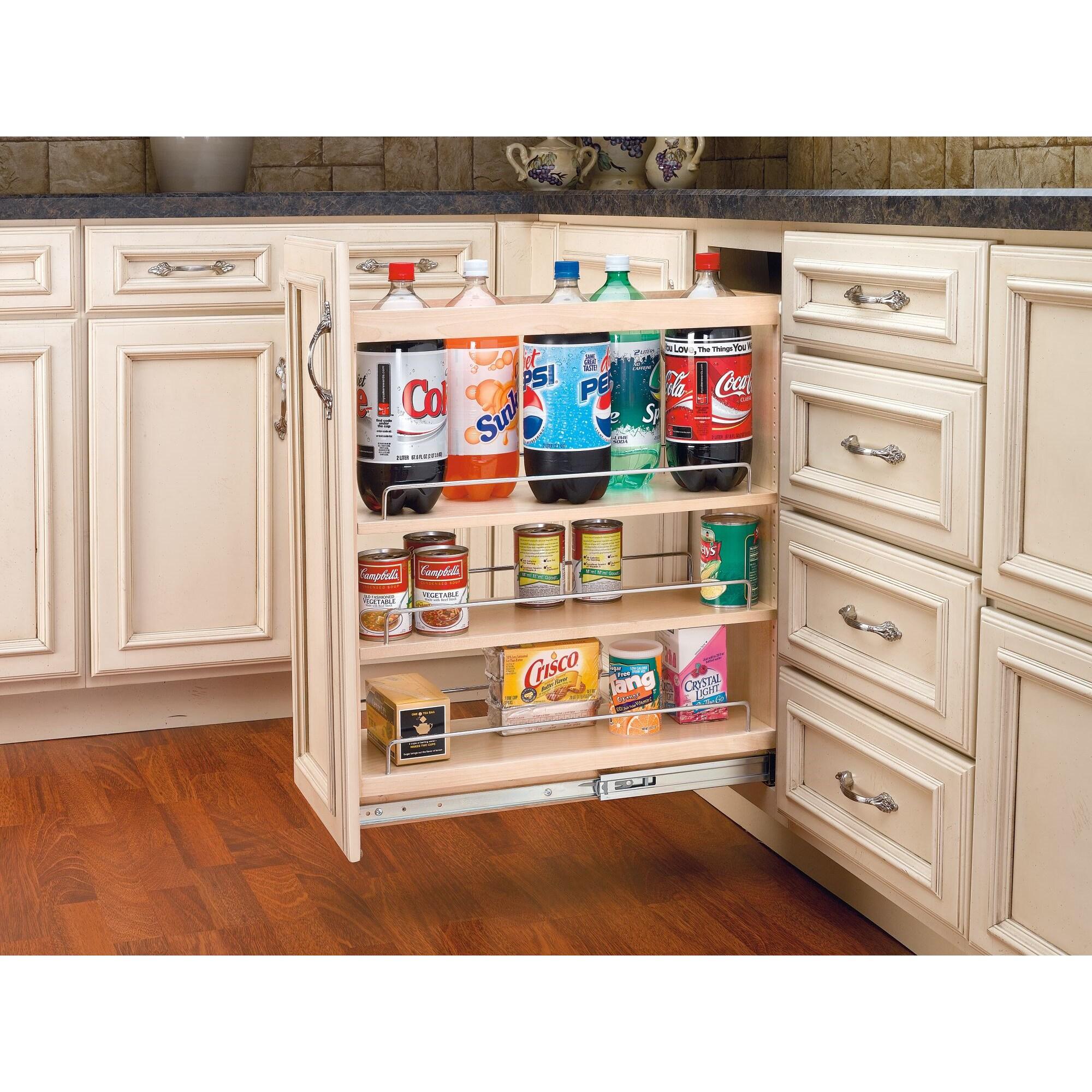 Rev-A-Shelf Pull Out Kitchen Cabinet Organizer Pantry Spice Rack