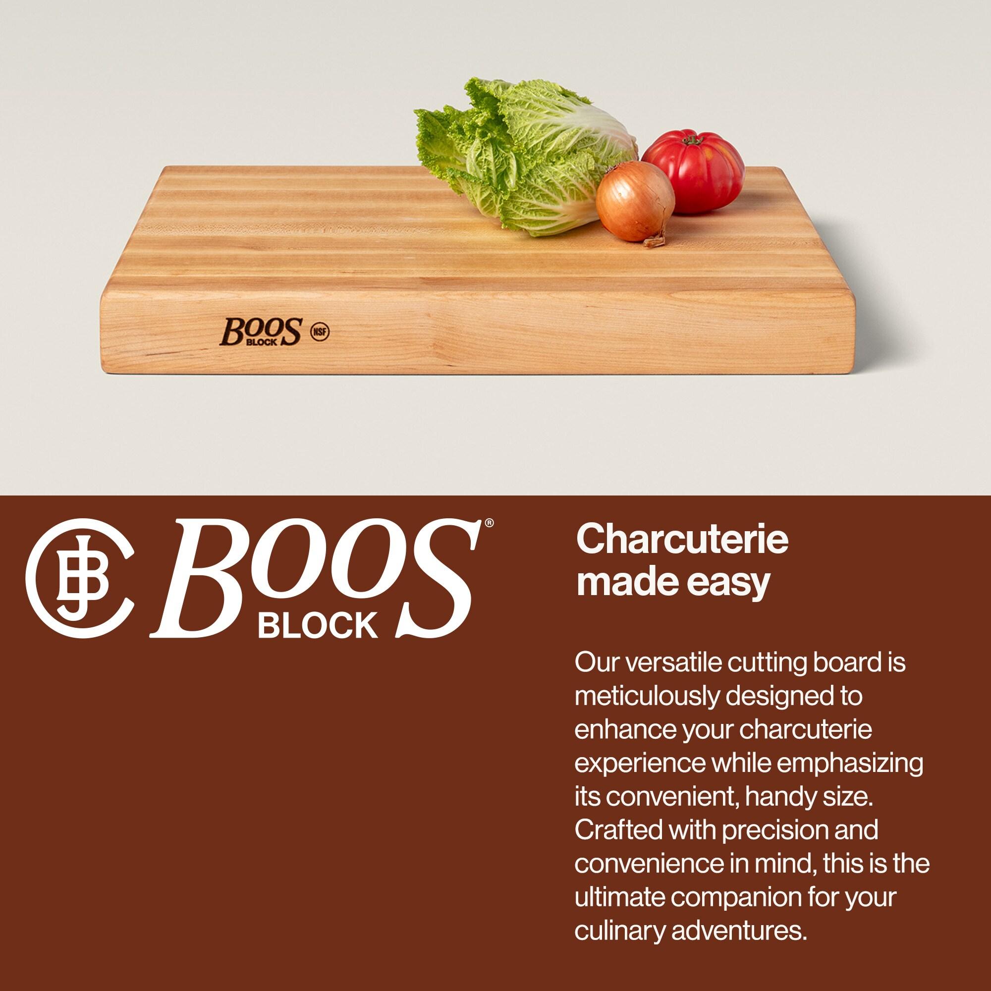 John Boos Wood Edge Grain Reversible Cutting Board