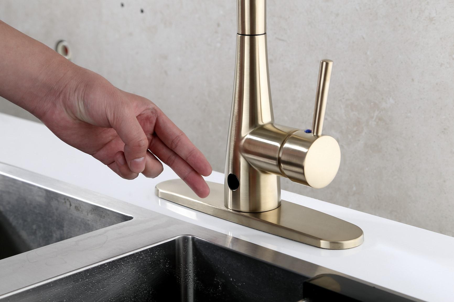 RunFine Group Pull Down Touchless Kitchen Faucet