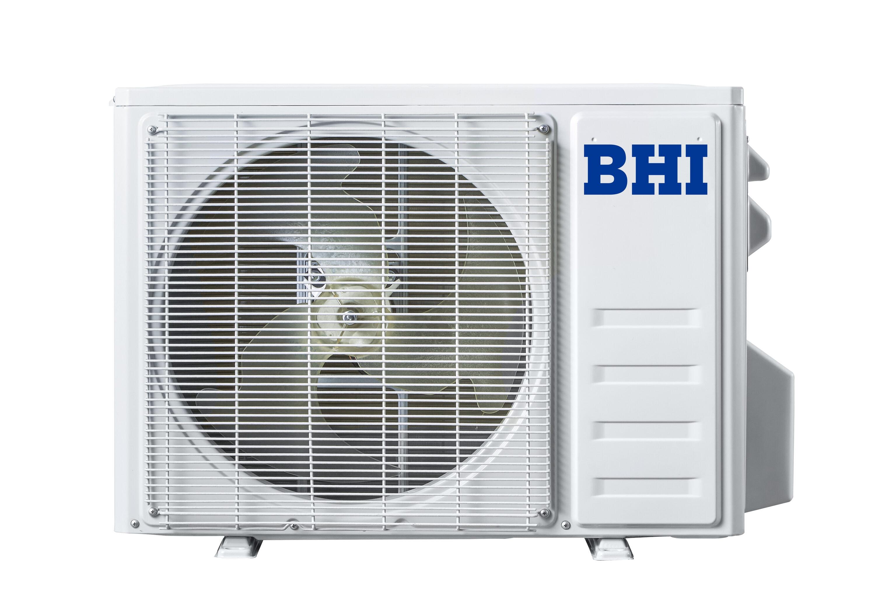 BHI 12000 BTU Wi-Fi Connected Ductless Mini Split Air Conditioner for 600 Square Feet with Heater and Remote Included