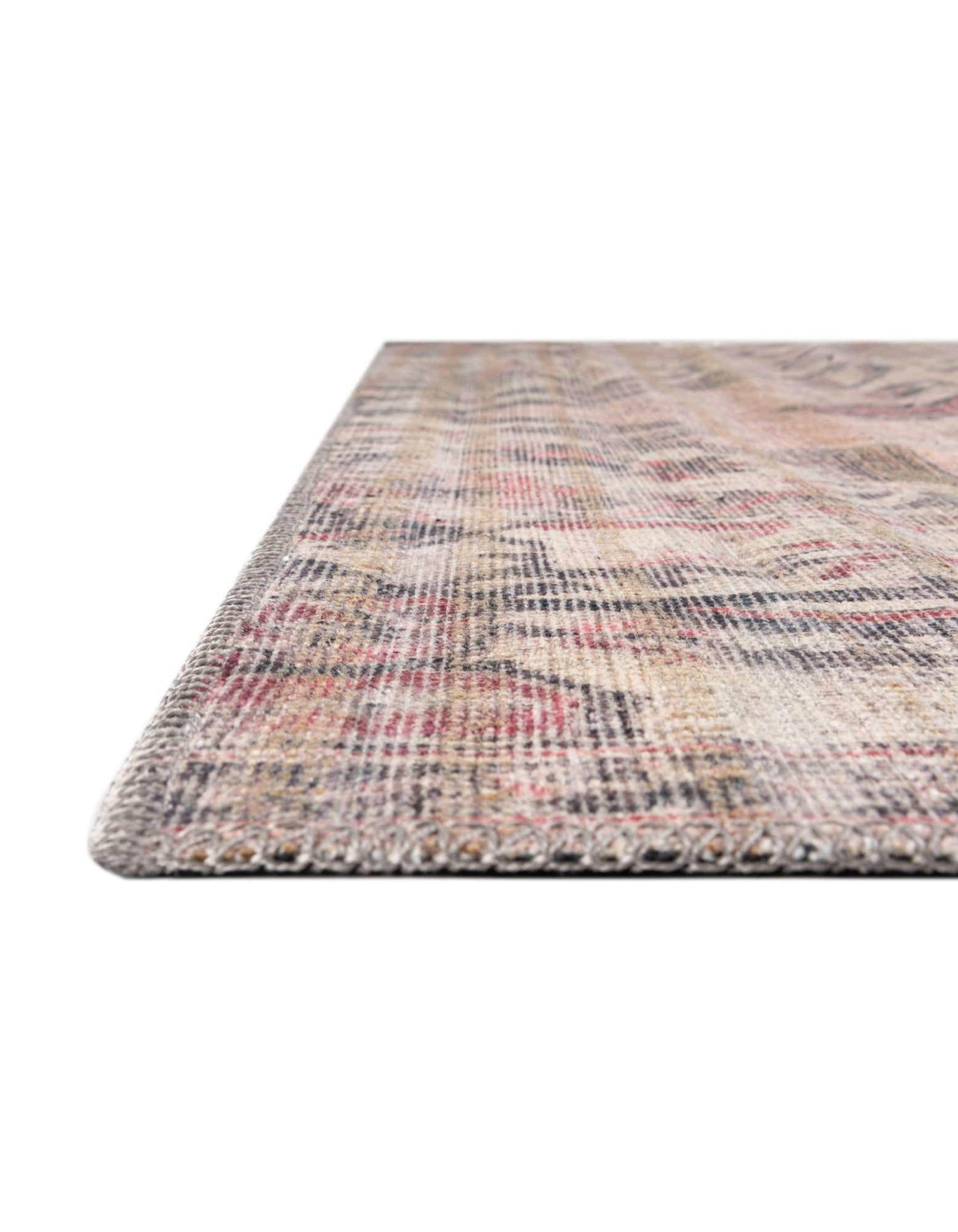 Unique Loom 2' 0 x 6' 0 Nostalgia Meknes Machine Washable Beige Pink Area Rug