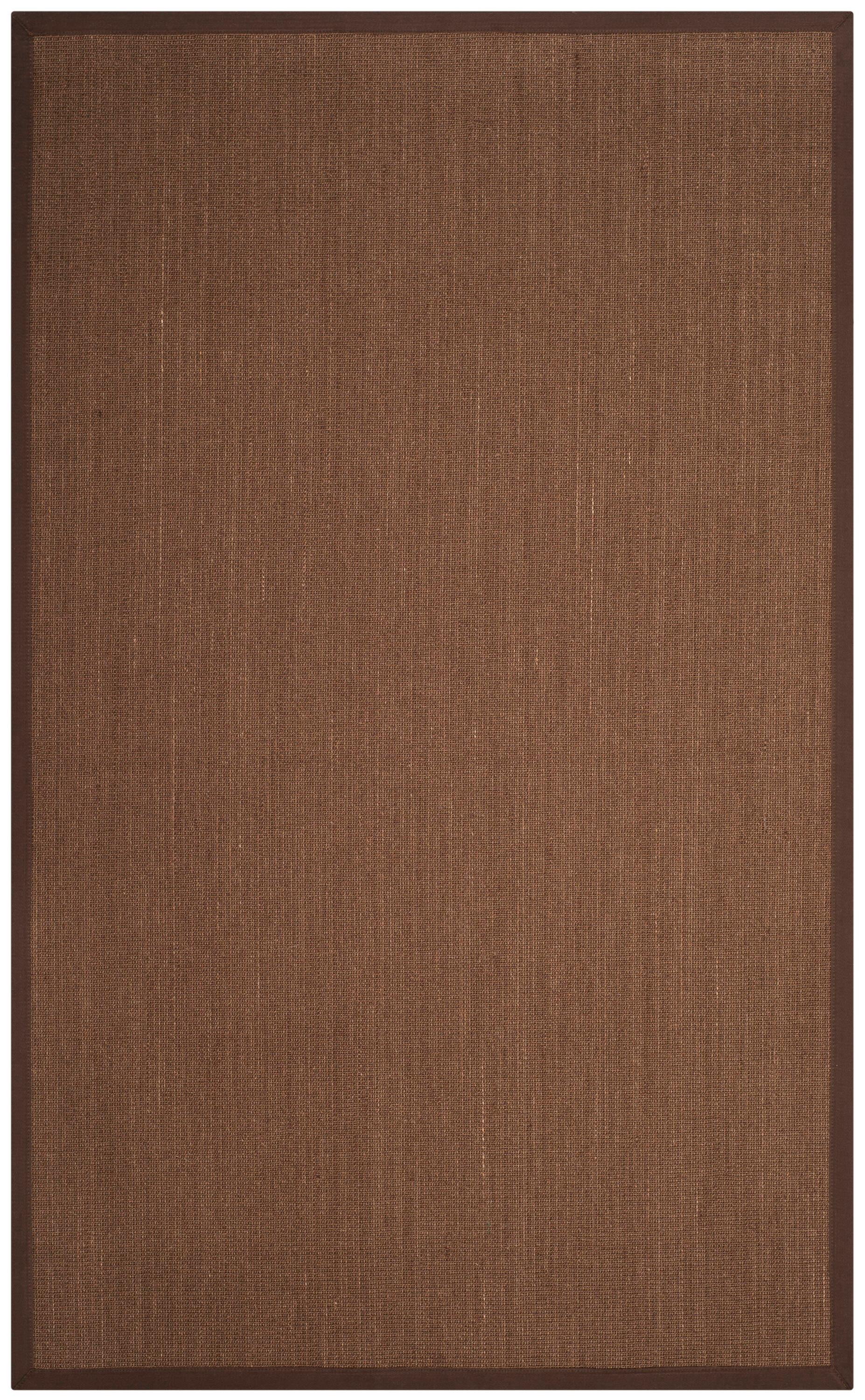 Natural Fiber NF131 Power Loomed Indoor Area Rug - Brown/Brown - 4'x6' - Safavieh.