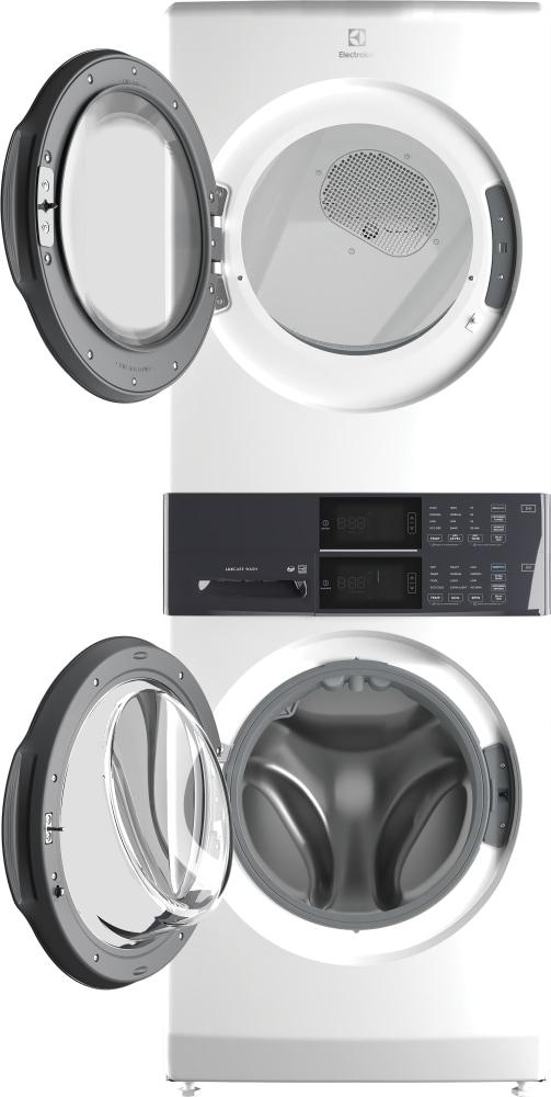 Electrolux Electrolux Washer & Dryer Set with Stackable 4.4 Cubic Feet Front Load Washer and 8 Cubic Feet Dryer with Stacking Kit ELTG7300AW