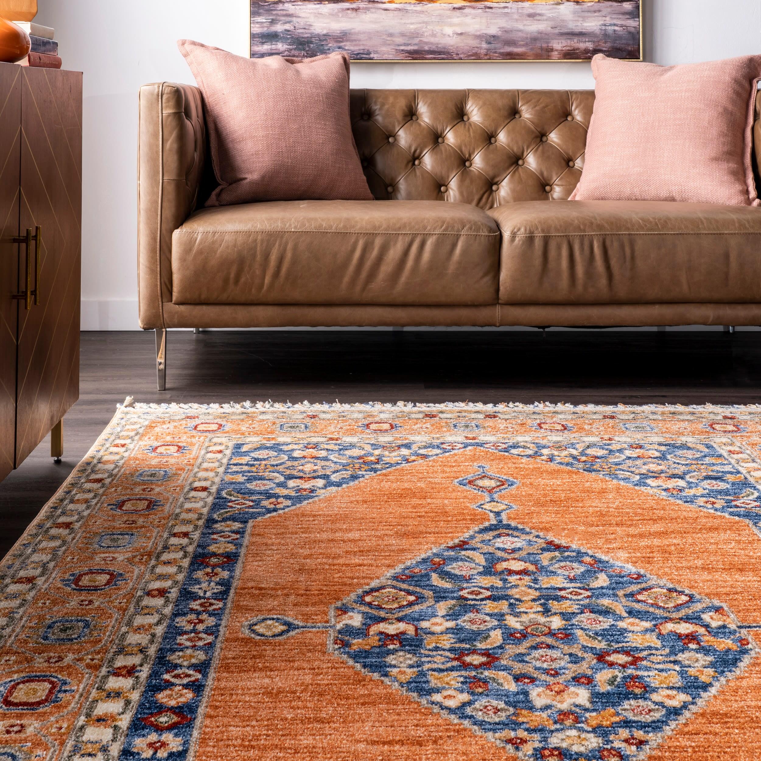 Nuloom Halley Floral Cardinal Medallion Indoor Area Rug, 3' x 5'