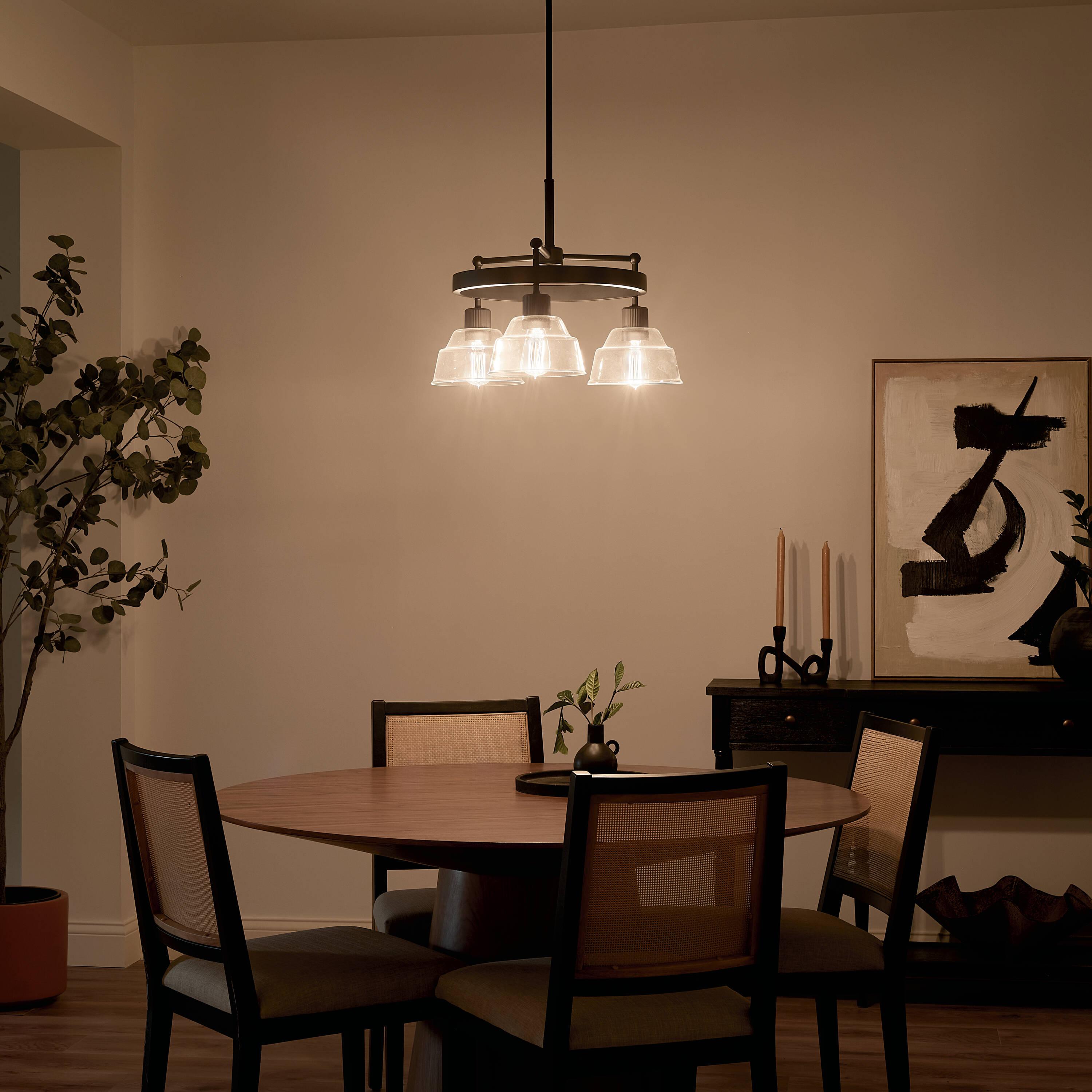 Kichler Lighting Eastmont 3 - Light Chandelier in  Black