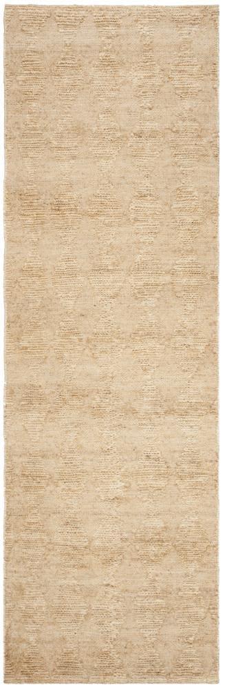 Organic ORG702 Handmade Indoor Runner - Light Beige - 2'6"x8' - Safavieh