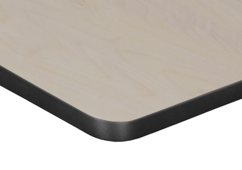 18.5" x 26" Standard Rectangle Table Top- Cherry/ Maple