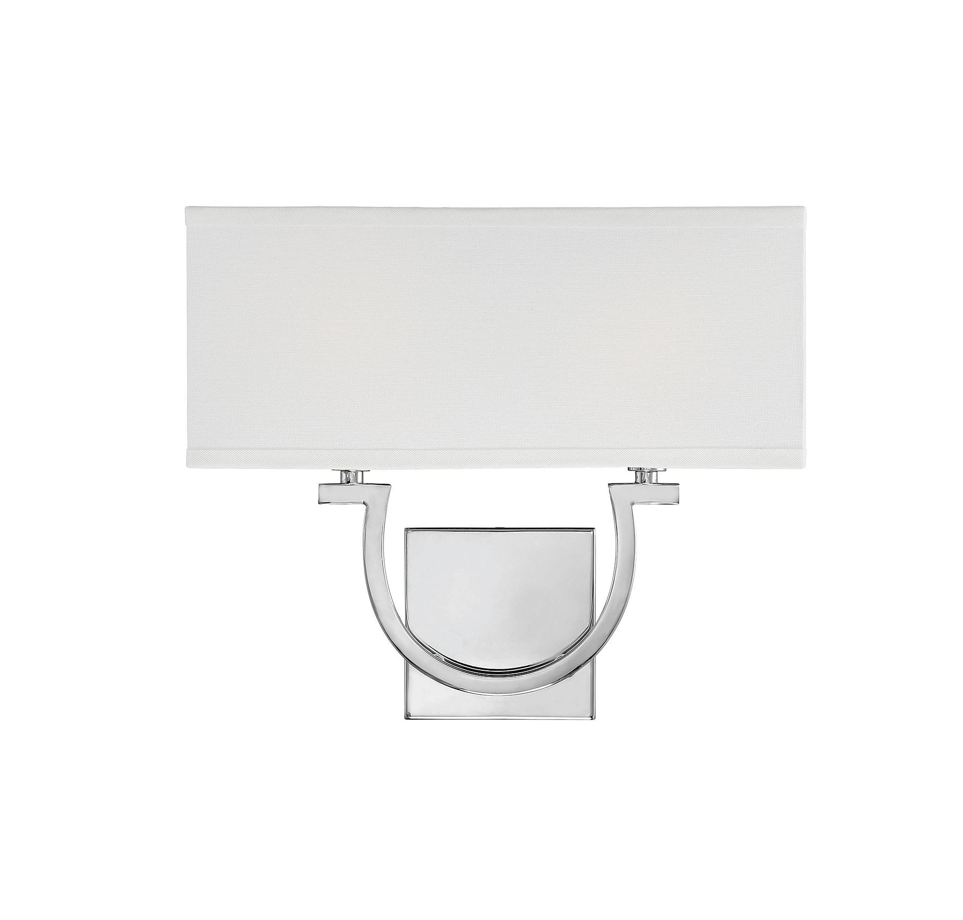 Willa Arlo™ Interiors Carlisle 2 - Light Dimmable Armed Sconce in Polished Nickel