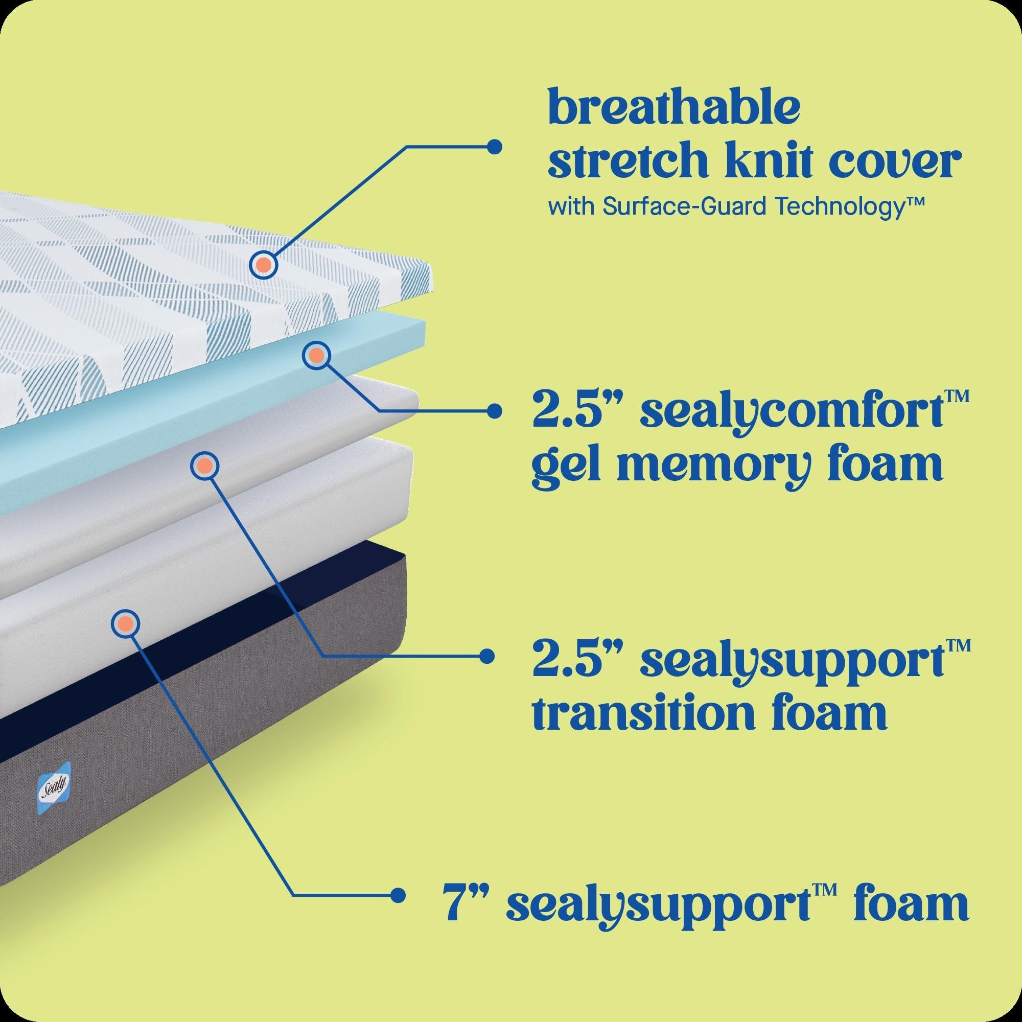 Sealy Dreamlife 12” Plush Foam Mattress-in-a-Box